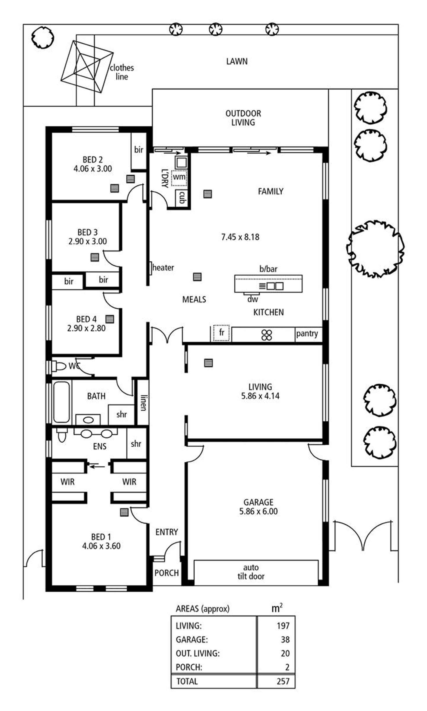 Floorplan of Homely house listing, 17 Swanbourne Drive, Northgate SA 5085