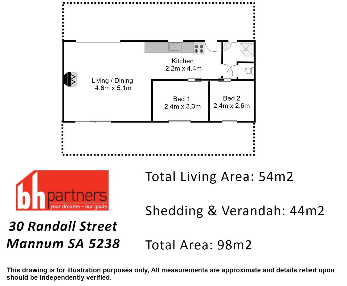 Floorplan of Homely house listing, 30 Randall Street, Mannum SA 5238