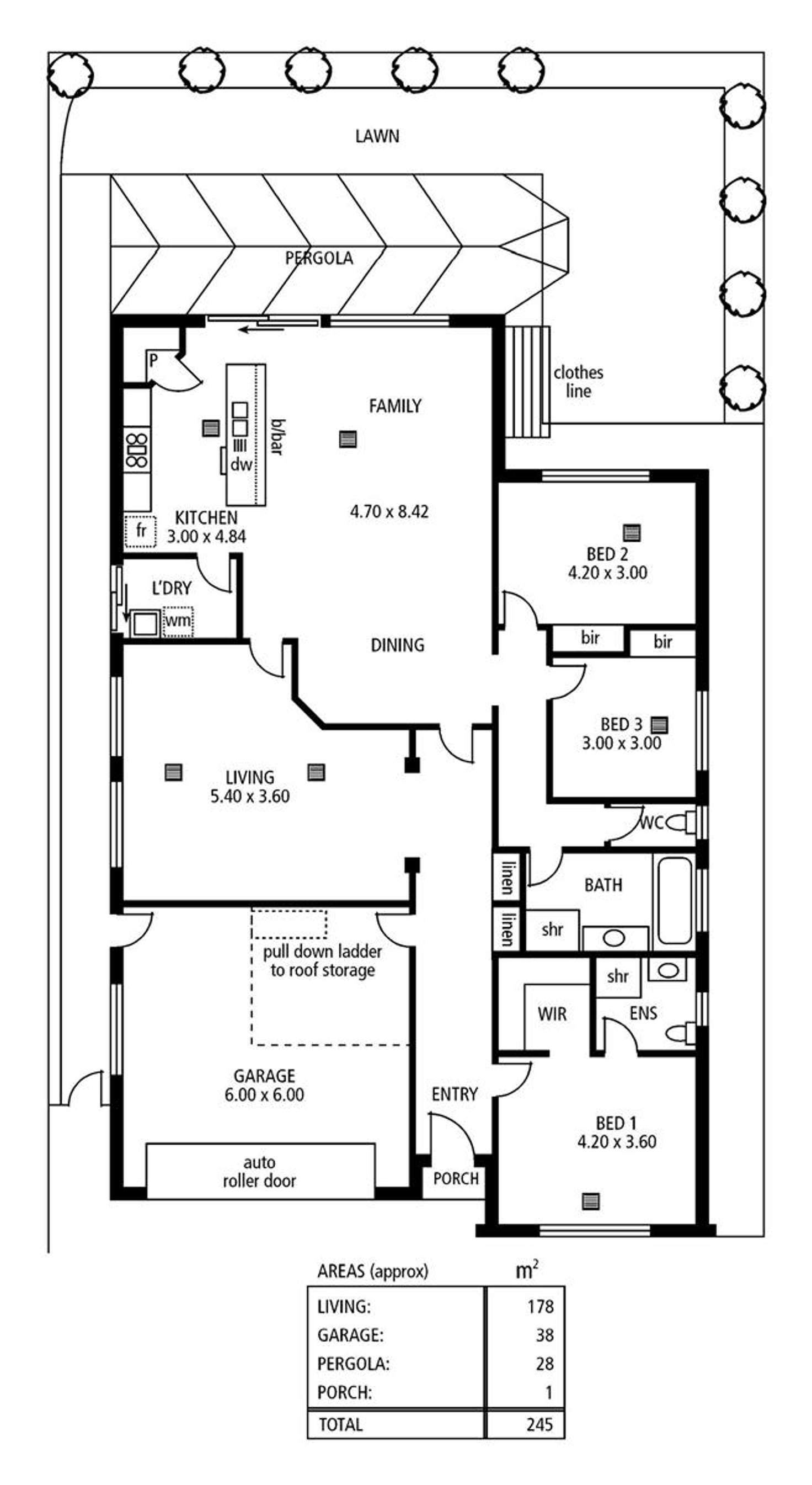 Floorplan of Homely house listing, 38 The Provence, Northgate SA 5085