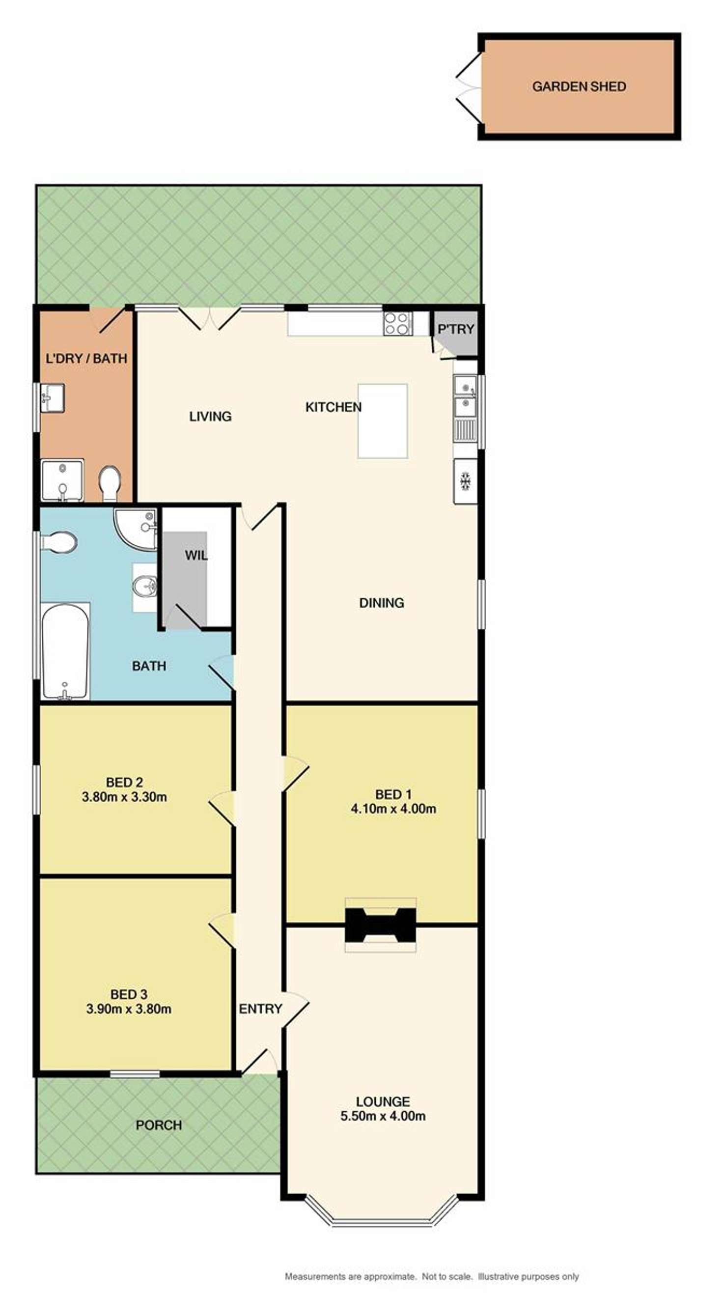 Floorplan of Homely house listing, 62 Last Street, Beechworth VIC 3747