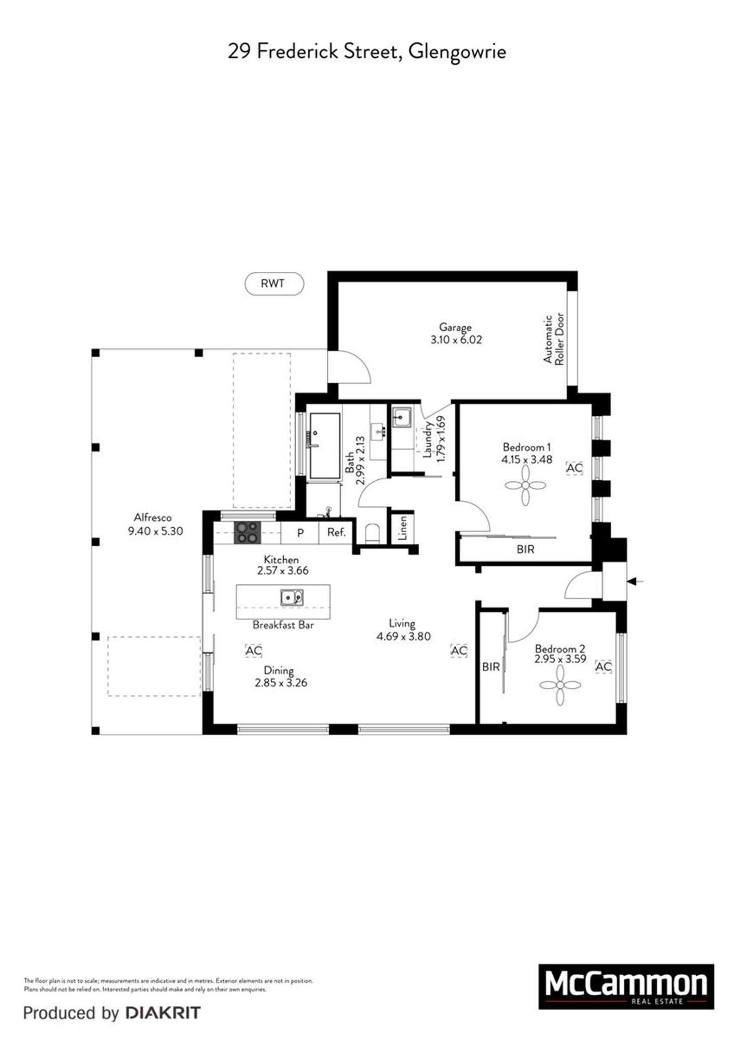 Floorplan of Homely house listing, 29 Frederick Street, Glengowrie SA 5044