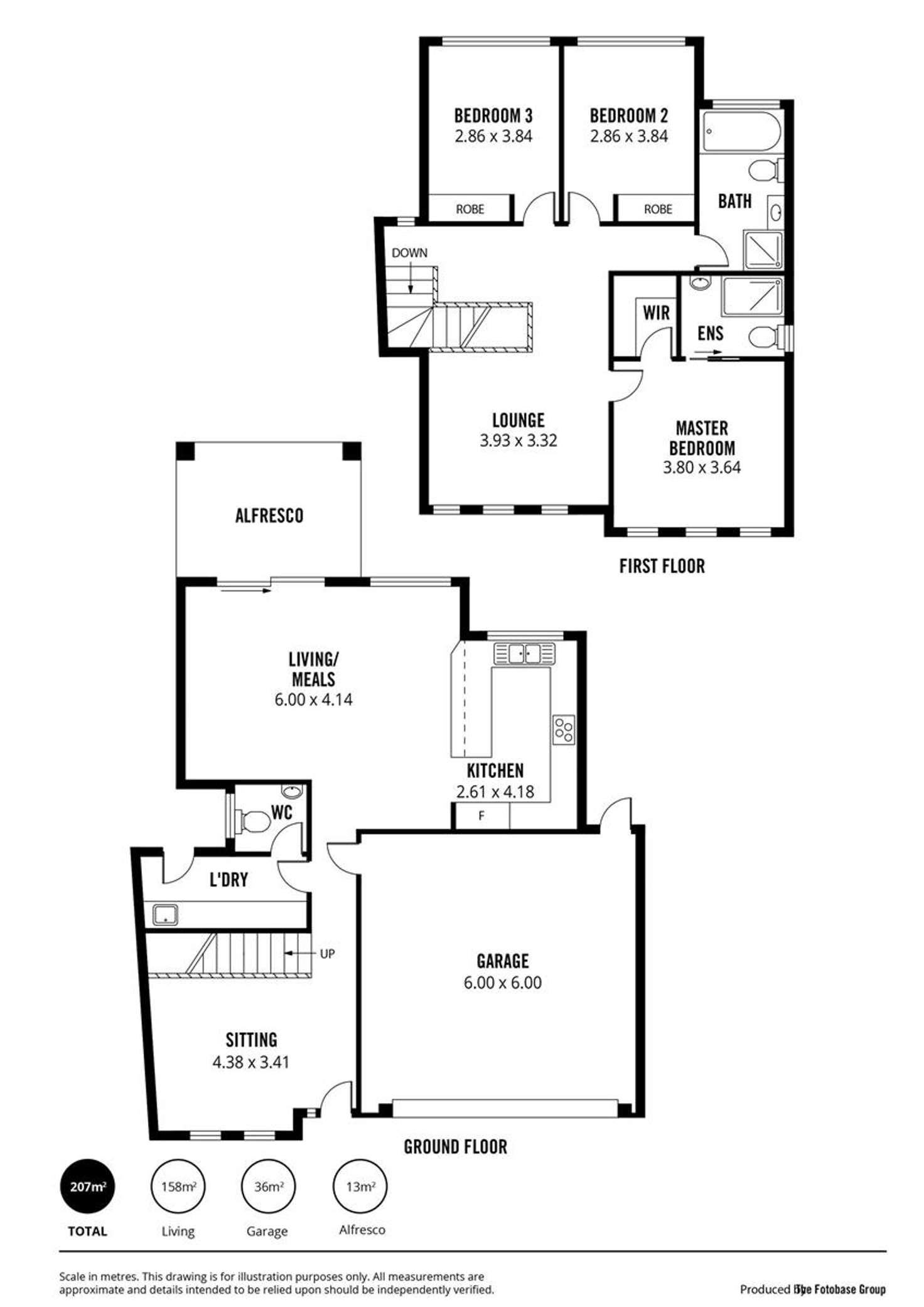 Floorplan of Homely house listing, 16a Hobart Avenue, Warradale SA 5046