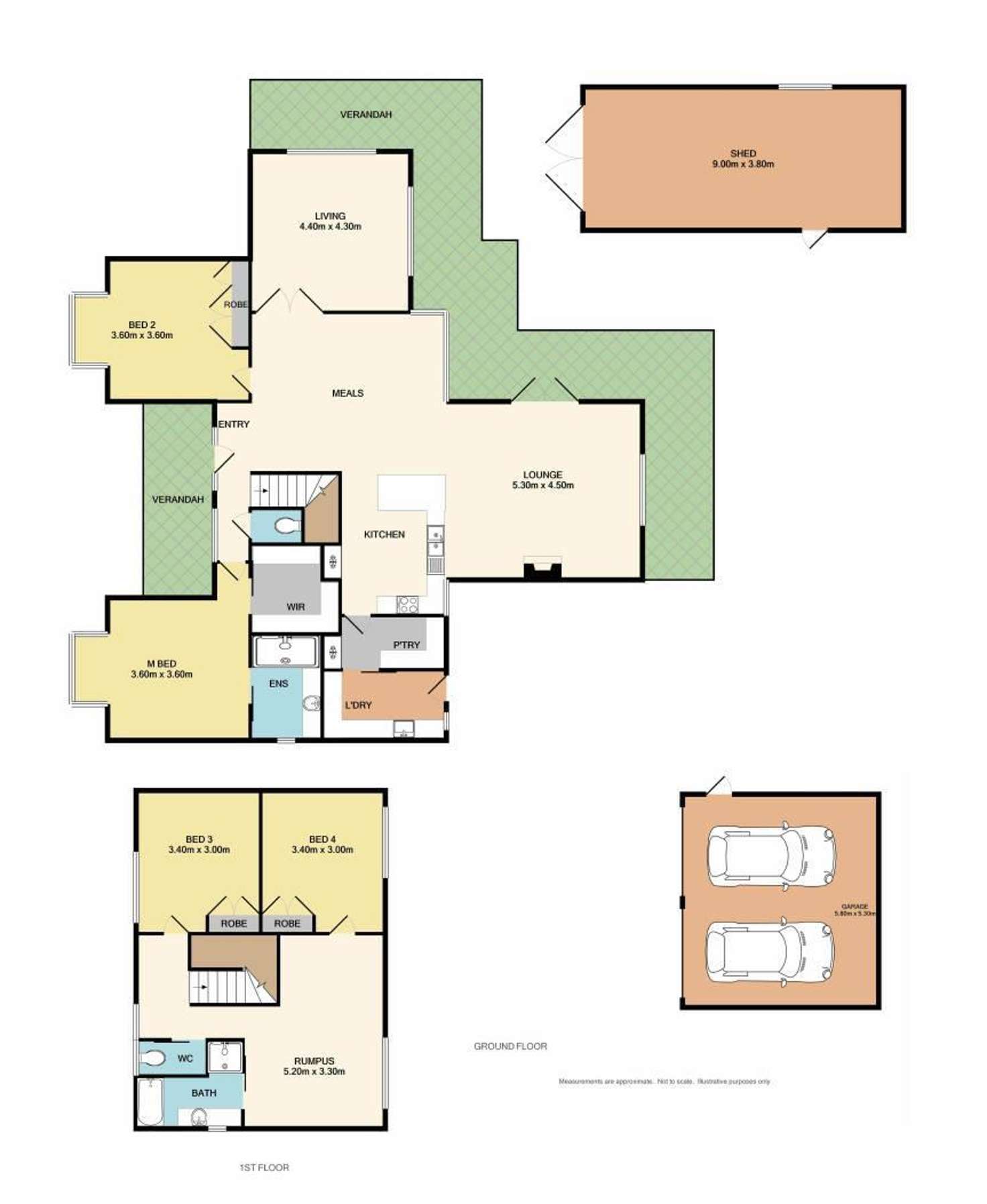 Floorplan of Homely house listing, 33 Twist Creek Road, Yackandandah VIC 3749