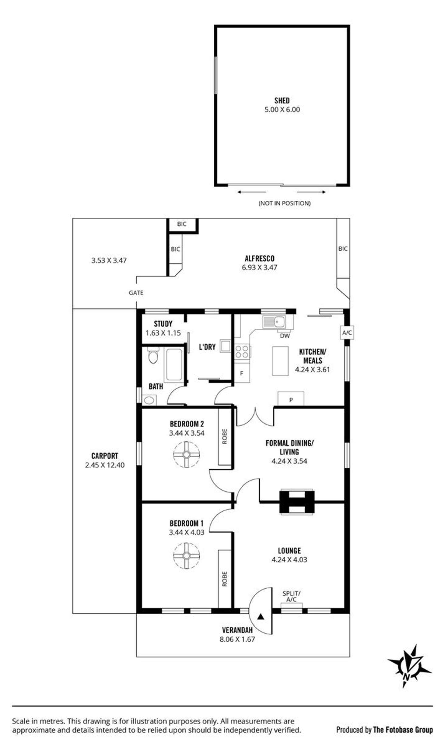 Floorplan of Homely house listing, 45 Ormond Avenue, Daw Park SA 5041