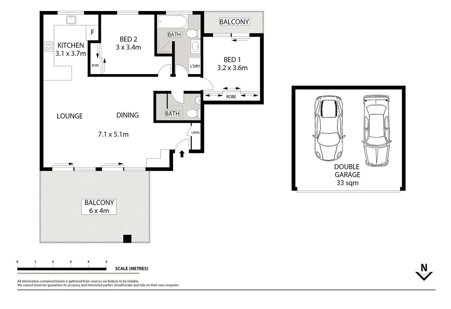 Floorplan of Homely unit listing, Address available on request