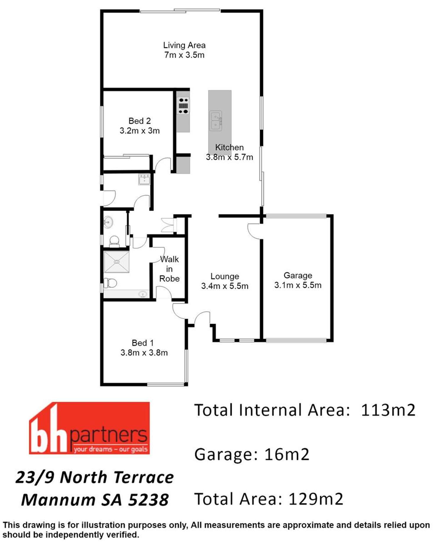 Floorplan of Homely house listing, 23/9 North Terrace, Mannum SA 5238