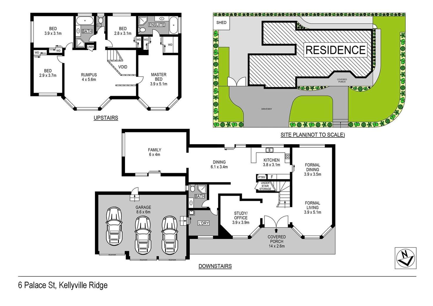 Floorplan of Homely house listing, 6 Palace Street, Kellyville Ridge NSW 2155