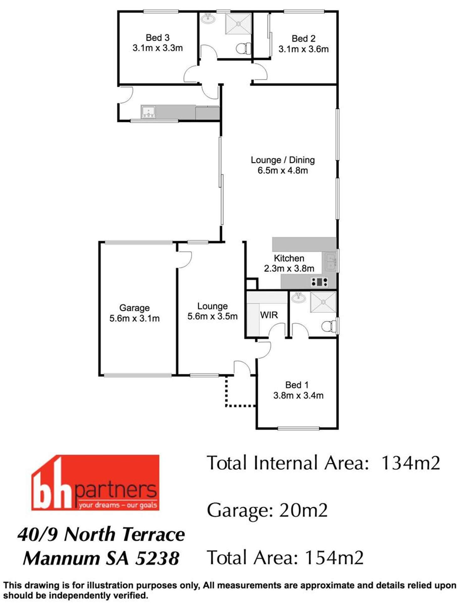 Floorplan of Homely house listing, 40/9 North Terrace, Mannum SA 5238
