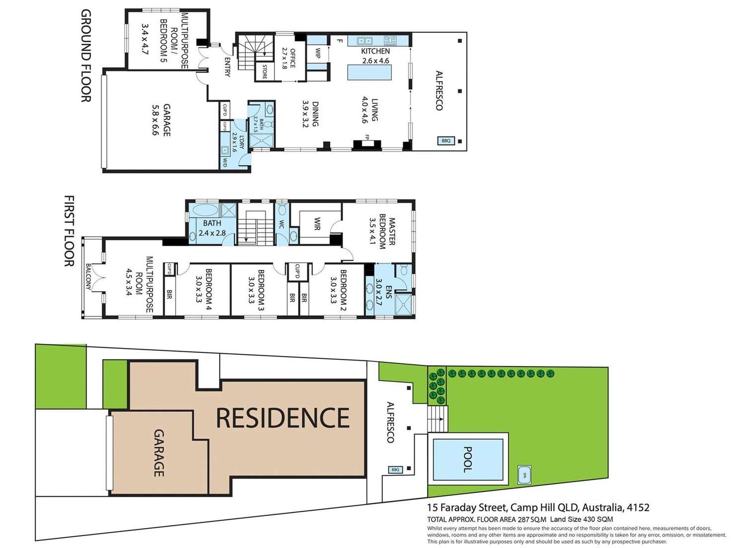 Floorplan of Homely house listing, 15 Faraday Street, Camp Hill QLD 4152