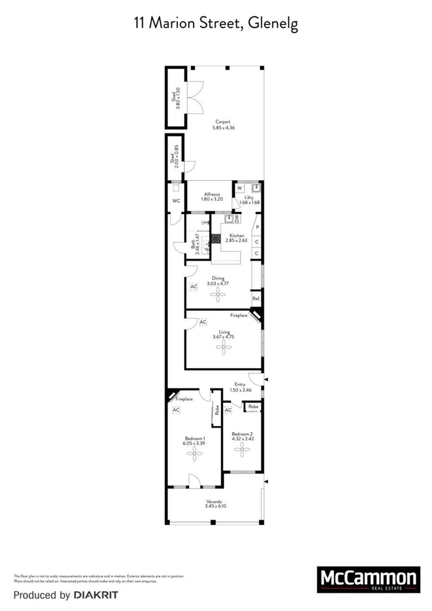 Floorplan of Homely house listing, 11 Marion Street, Glenelg SA 5045