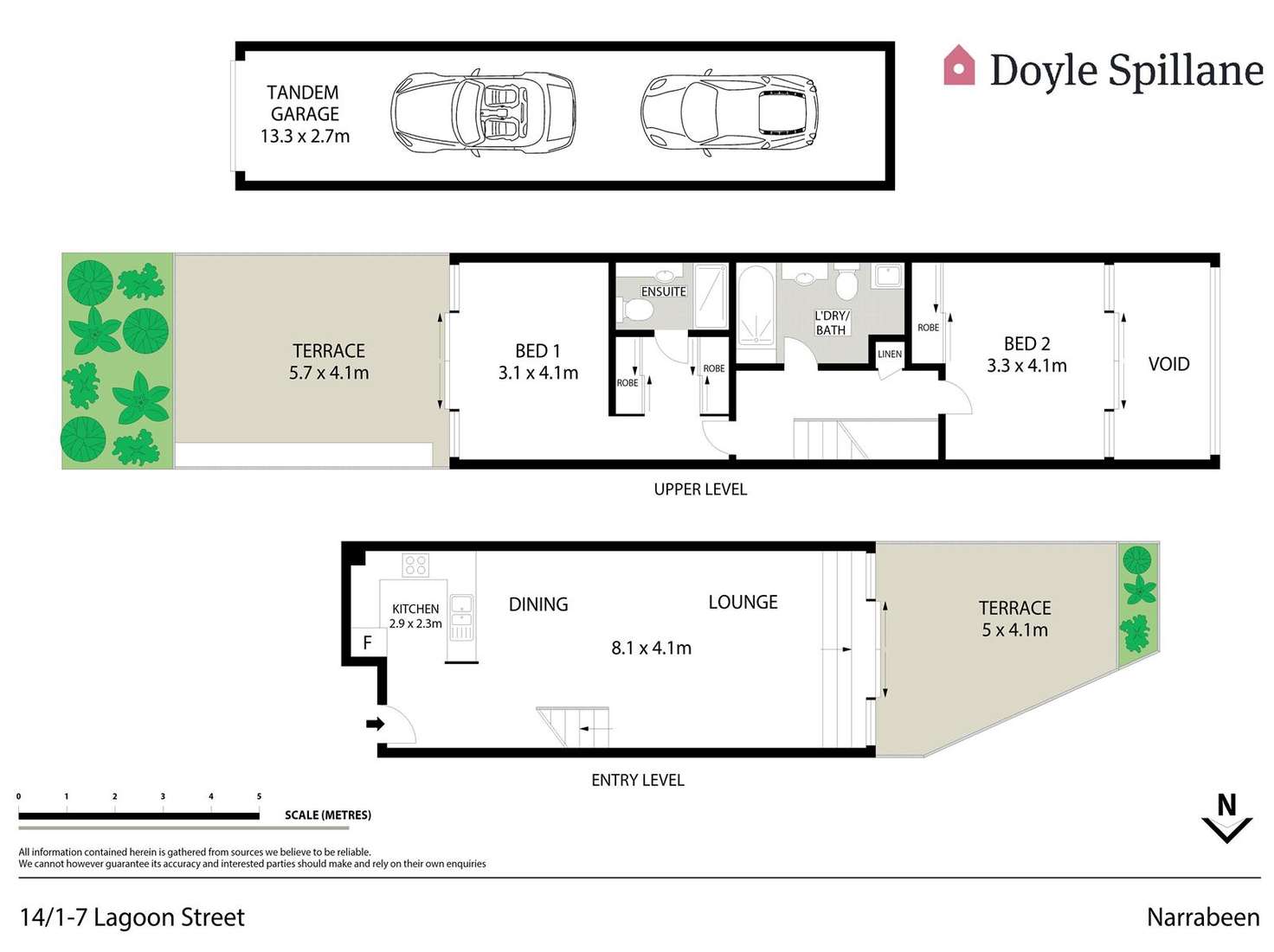 Floorplan of Homely unit listing, 14/1-7 Lagoon Street, Narrabeen NSW 2101
