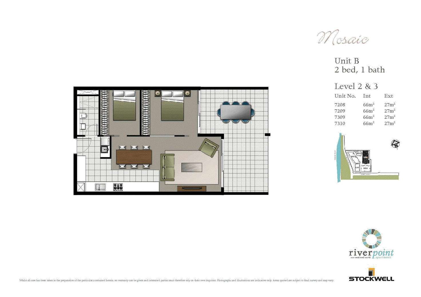 Floorplan of Homely apartment listing, 7309/55 Forbes Street, West End QLD 4101
