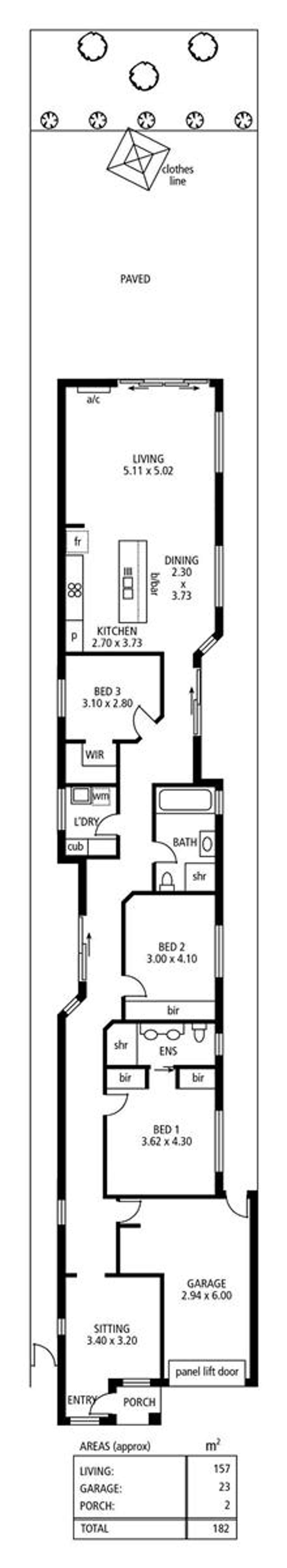 Floorplan of Homely house listing, 22b LeHunte Street, Kilburn SA 5084