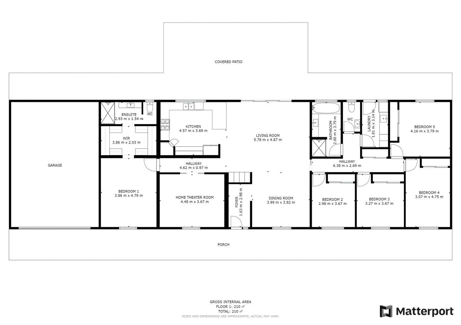Floorplan of Homely house listing, 8 Garrett Court, Birdwoodton VIC 3505