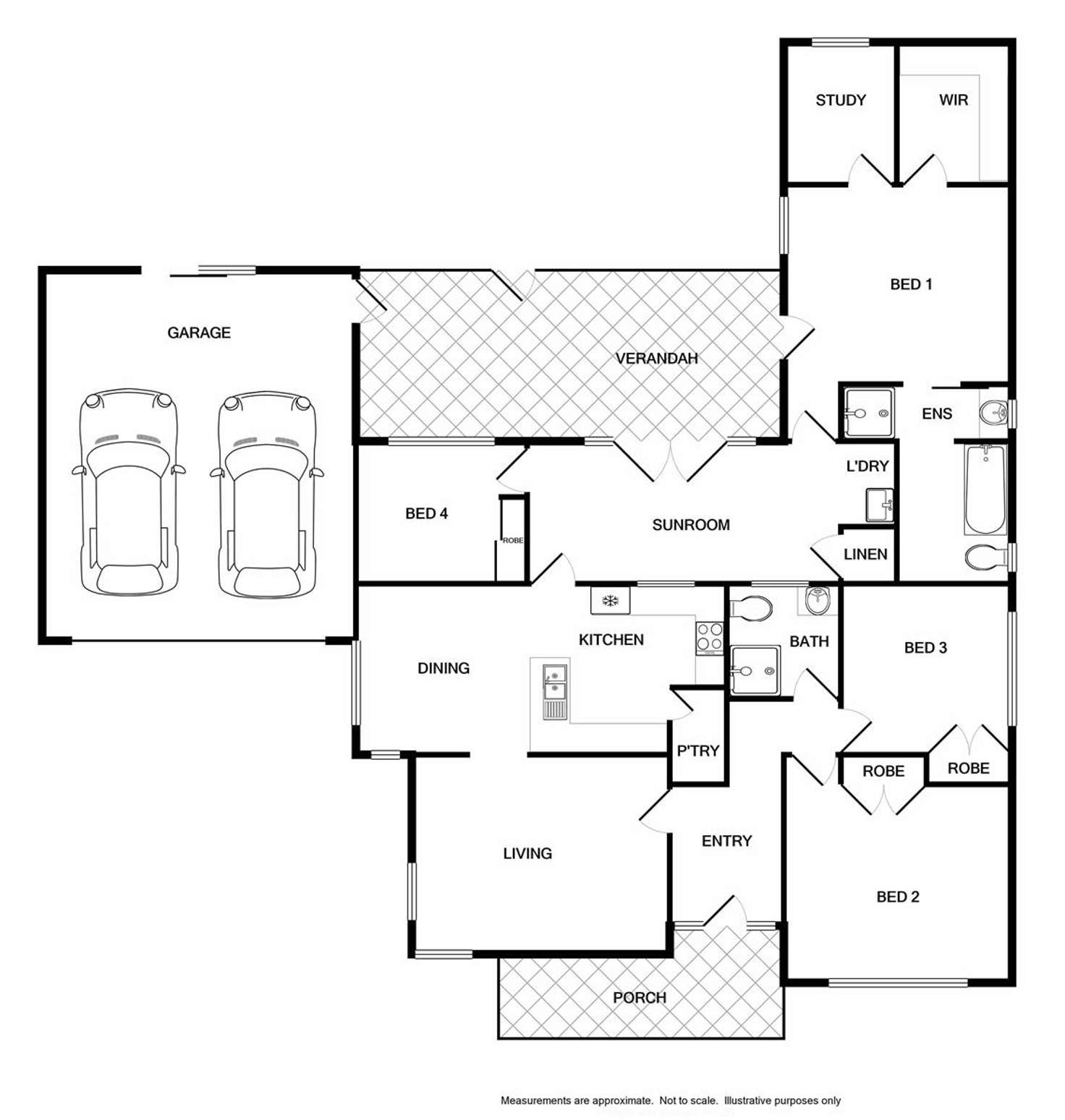 Floorplan of Homely house listing, 250 Beechworth Road, Wodonga VIC 3690