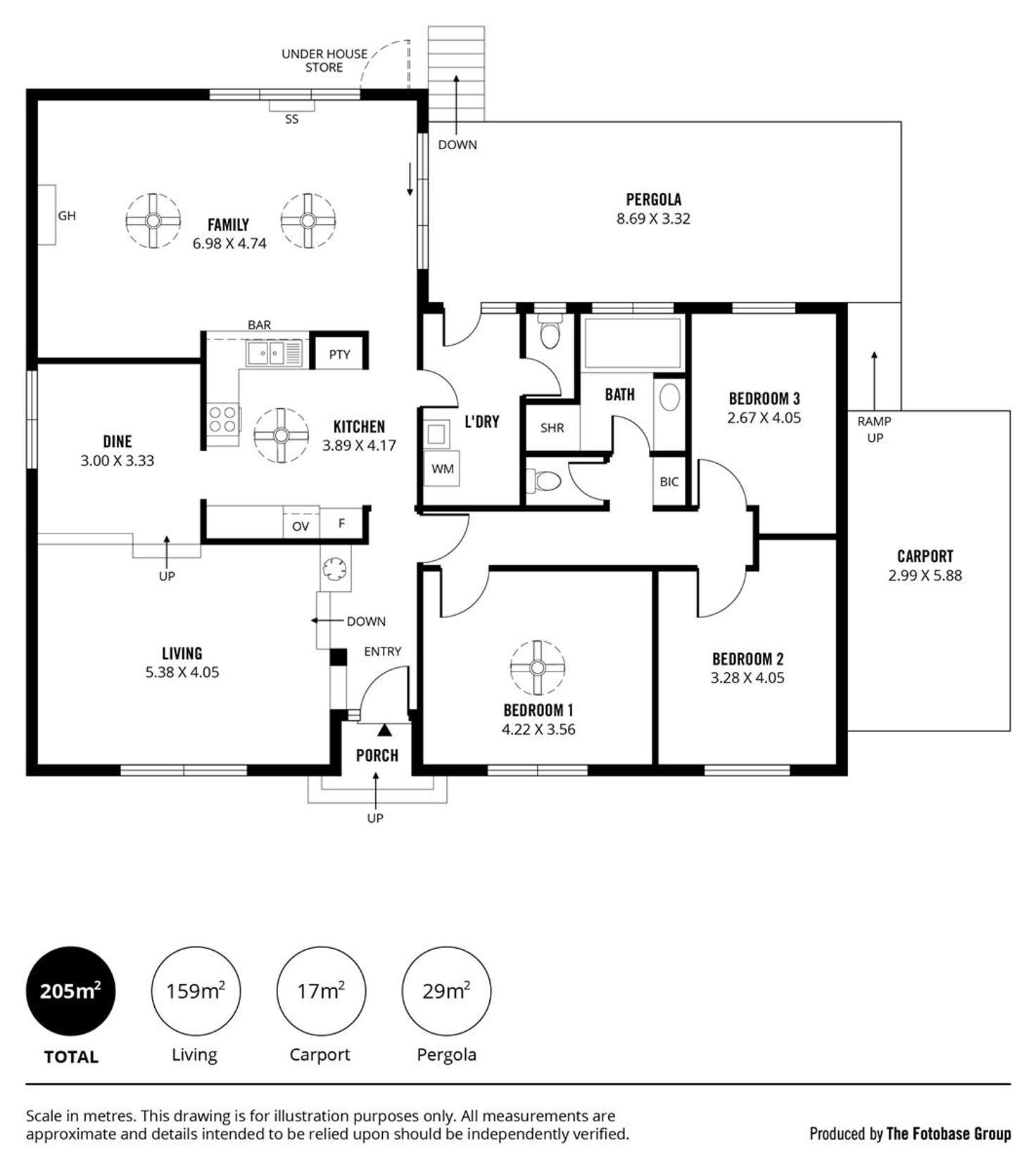 Floorplan of Homely house listing, 8 Berringa Street, Hallett Cove SA 5158