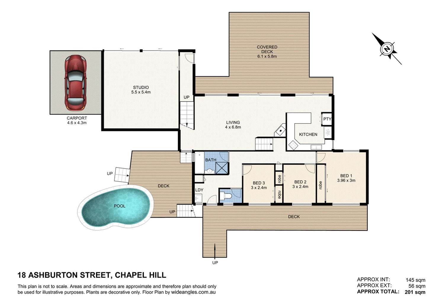Floorplan of Homely house listing, 18 Ashburton Street, Chapel Hill QLD 4069