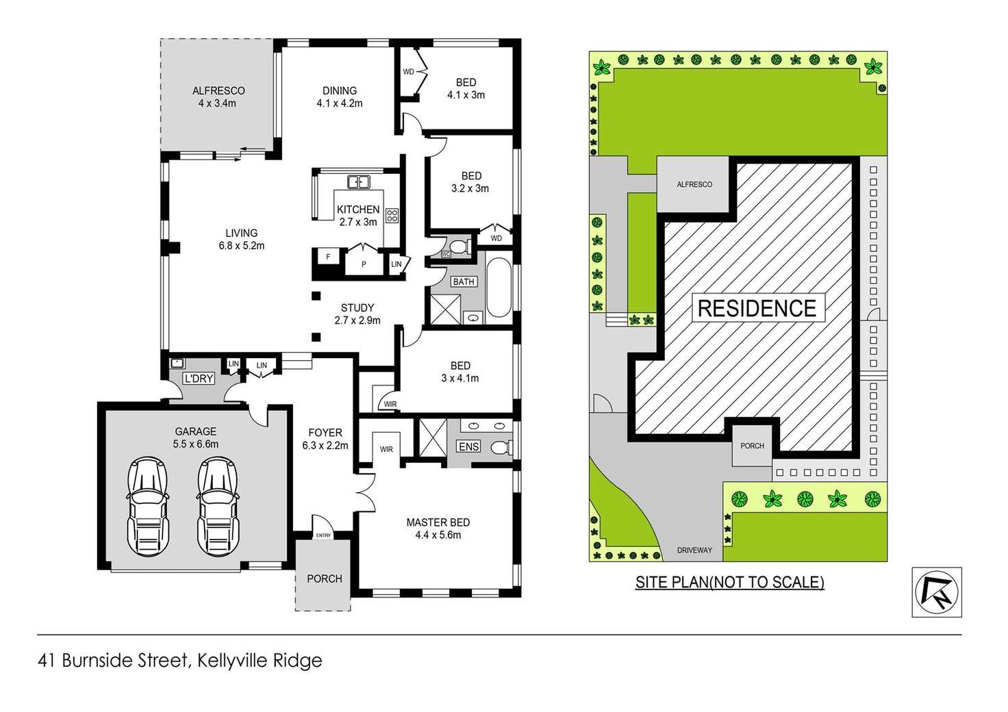 Floorplan of Homely house listing, 41 Burnside Street, Kellyville Ridge NSW 2155