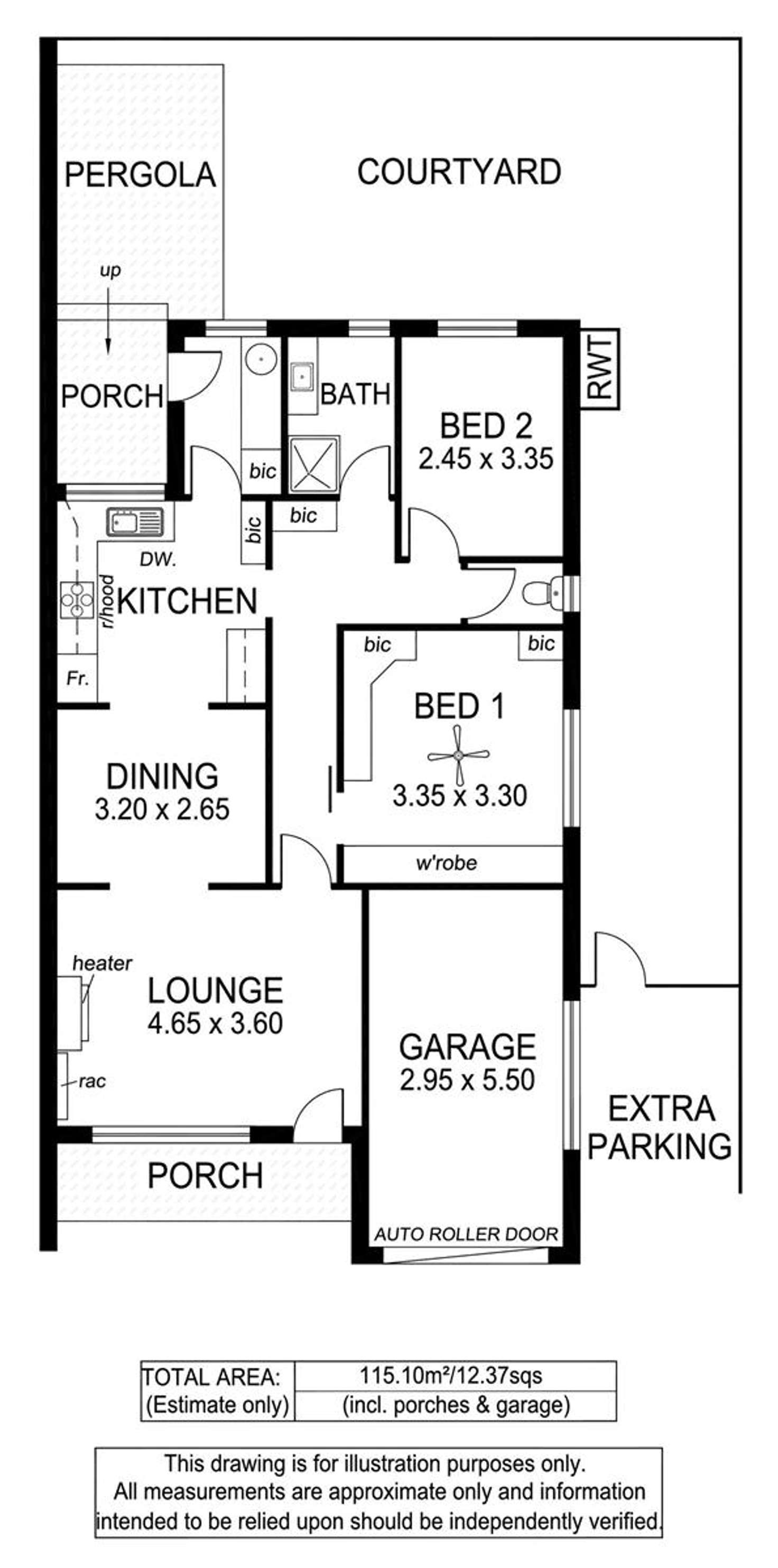 Floorplan of Homely house listing, 2/13 Evans Crescent, Oaklands Park SA 5046