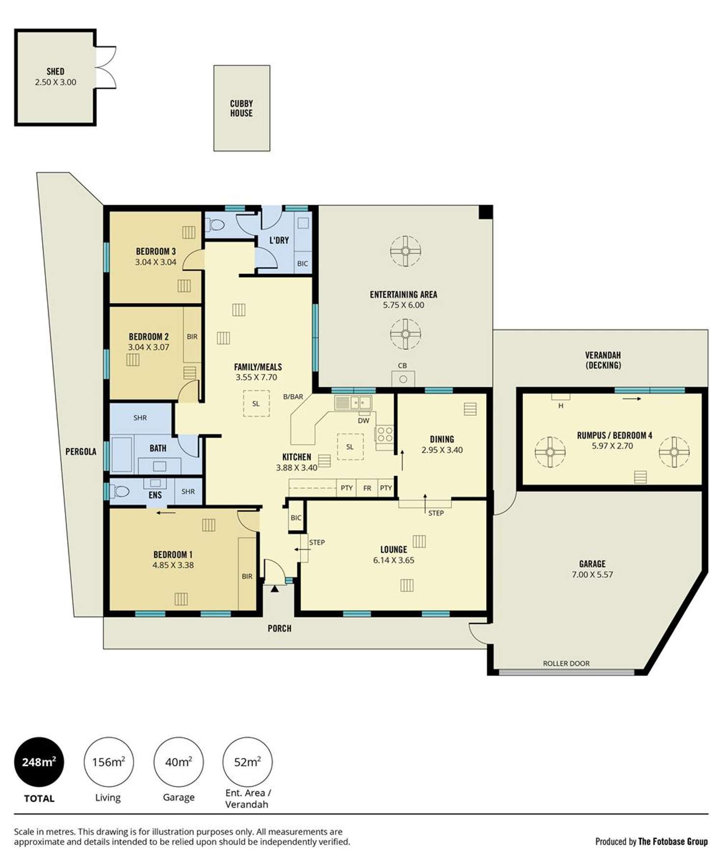 Floorplan of Homely house listing, 4 Rehn Court, Redwood Park SA 5097