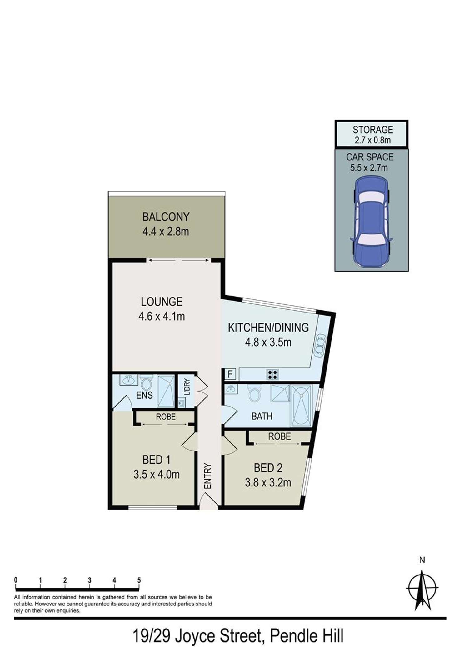 Floorplan of Homely apartment listing, 19/29-33 Joyce Street, Pendle Hill NSW 2145
