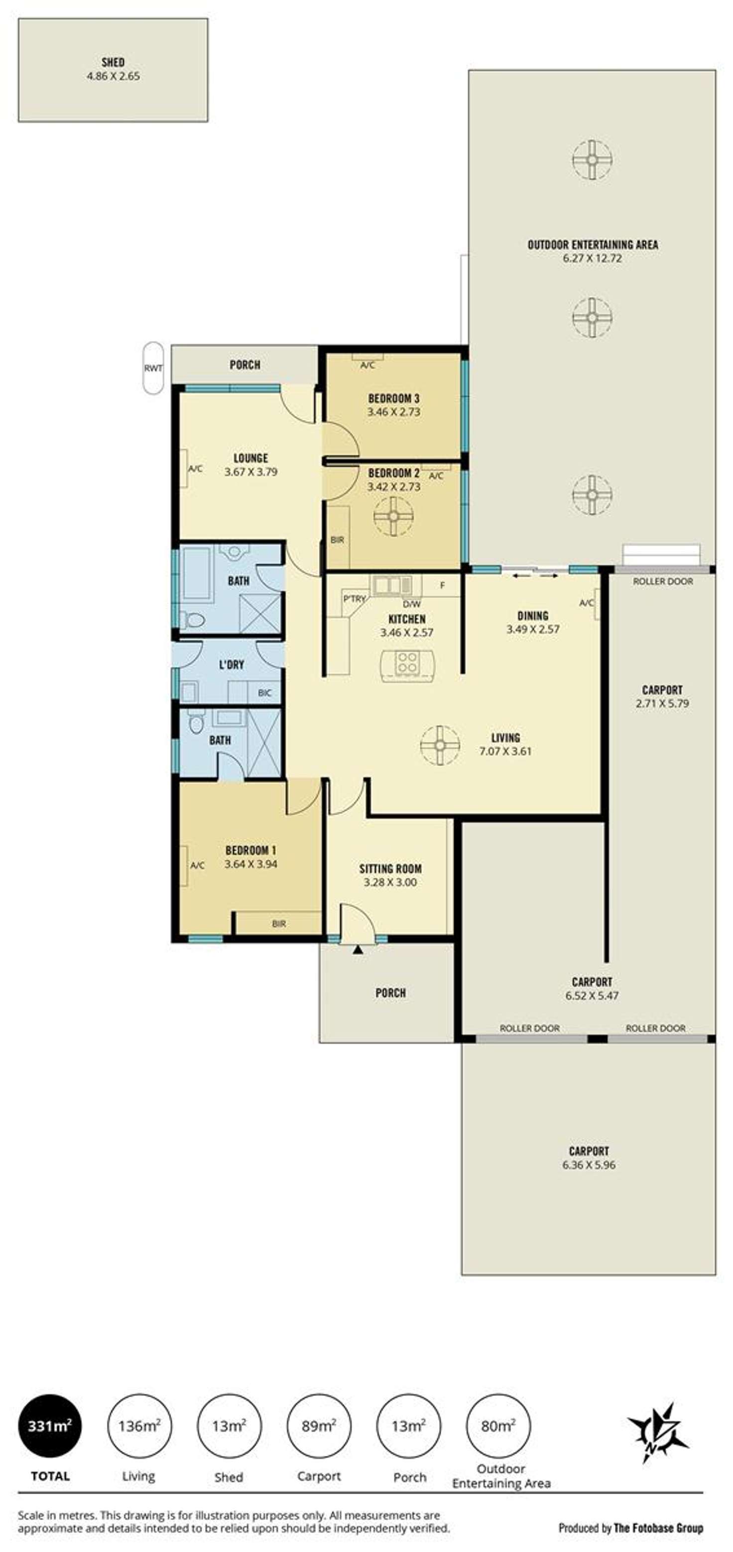 Floorplan of Homely house listing, 69 Maxlay Road, Modbury Heights SA 5092