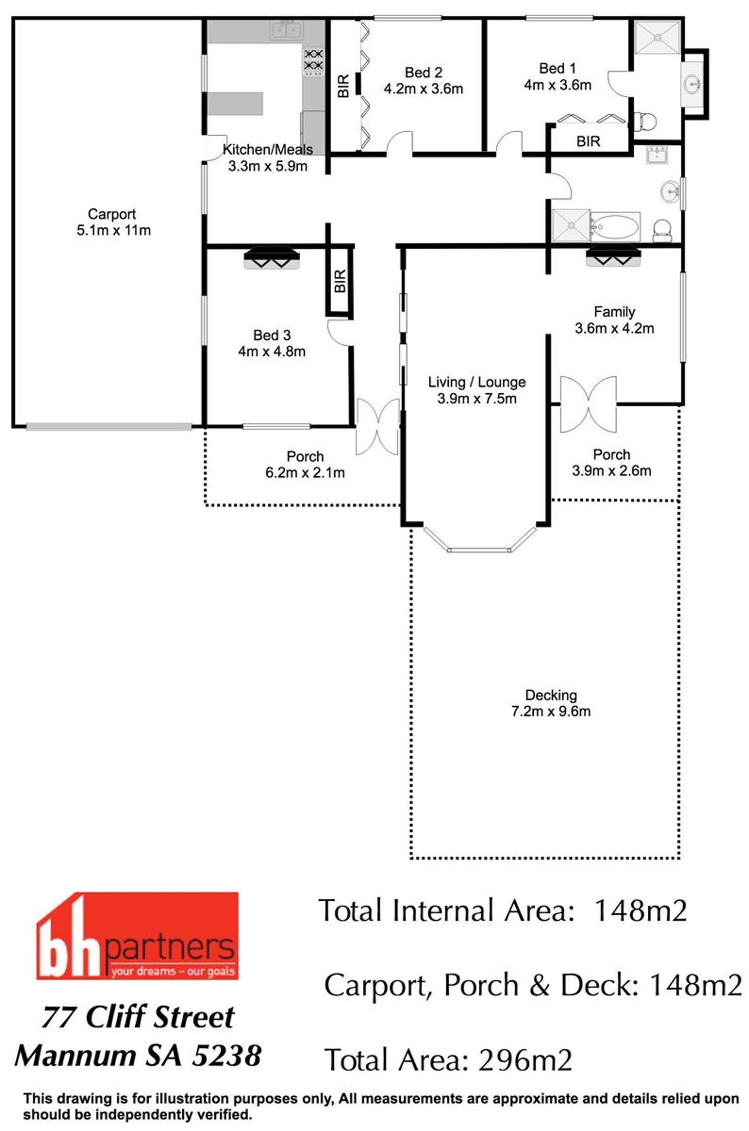 Floorplan of Homely house listing, 77 Cliff Street, Mannum SA 5238