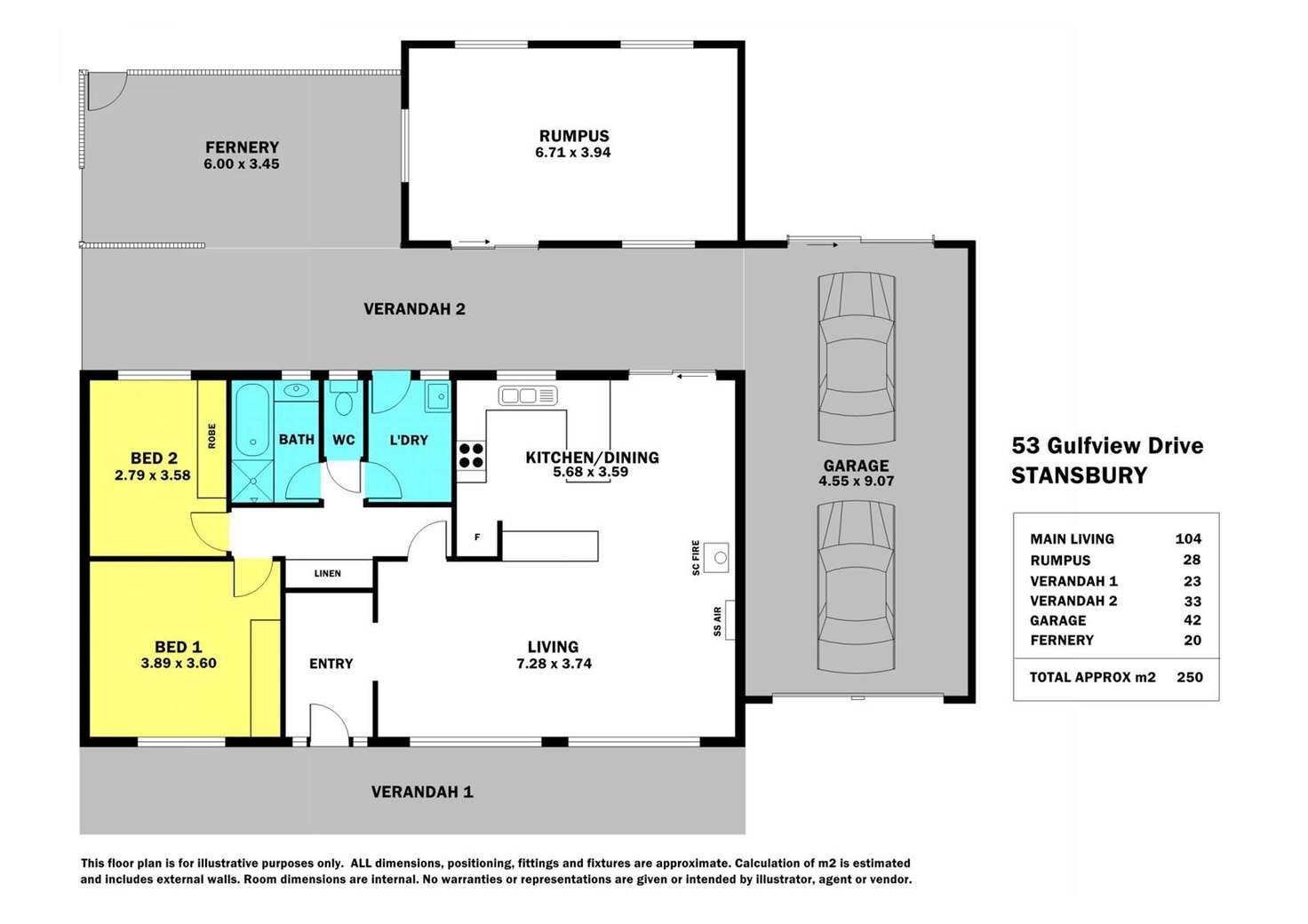 Floorplan of Homely house listing, 53 Gulfview Drive, Stansbury SA 5582