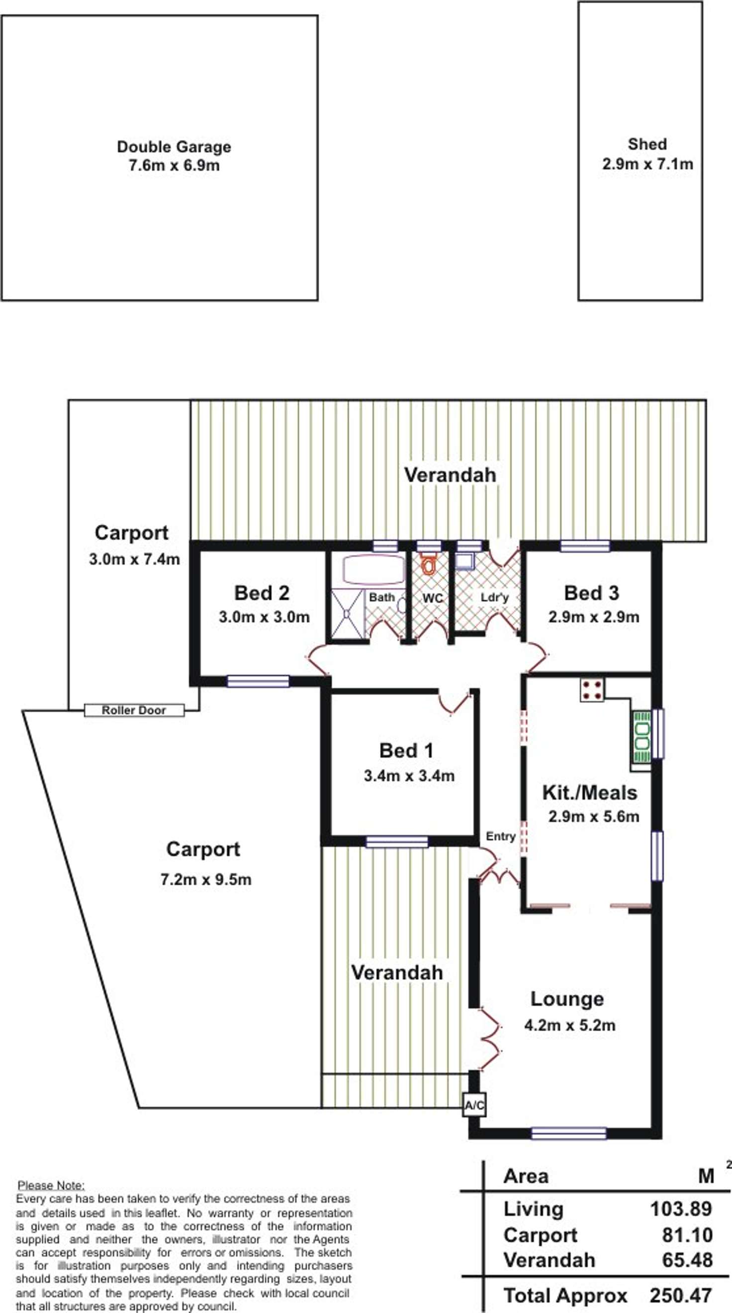 Floorplan of Homely house listing, 55 Hancock Avenue, Campbelltown SA 5074