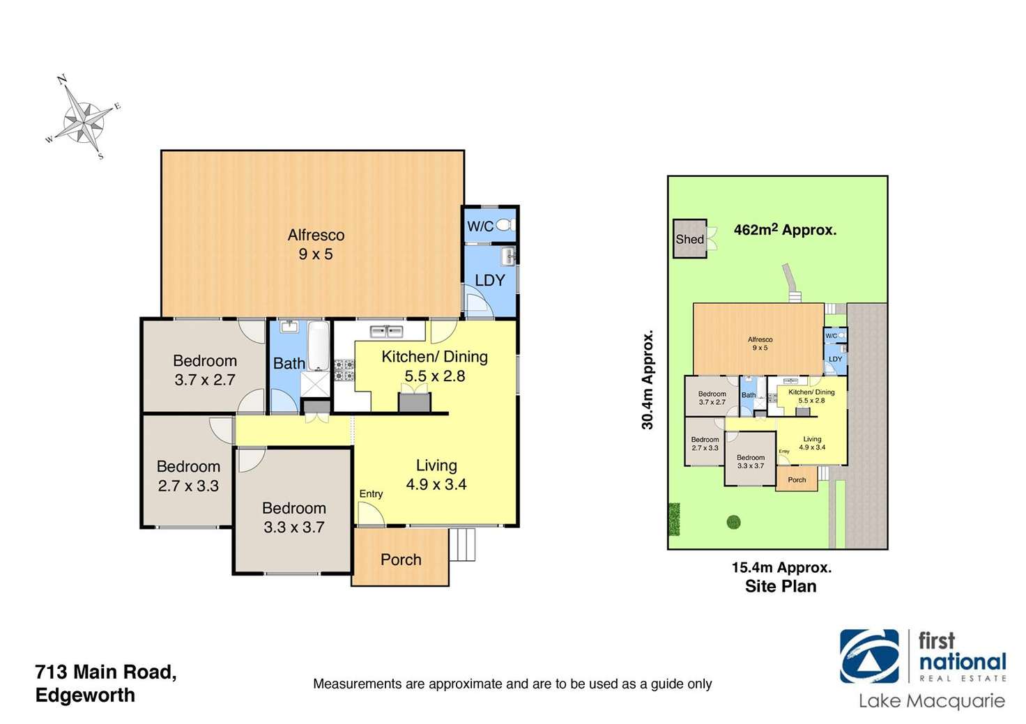 Floorplan of Homely house listing, 713 Main Road, Edgeworth NSW 2285