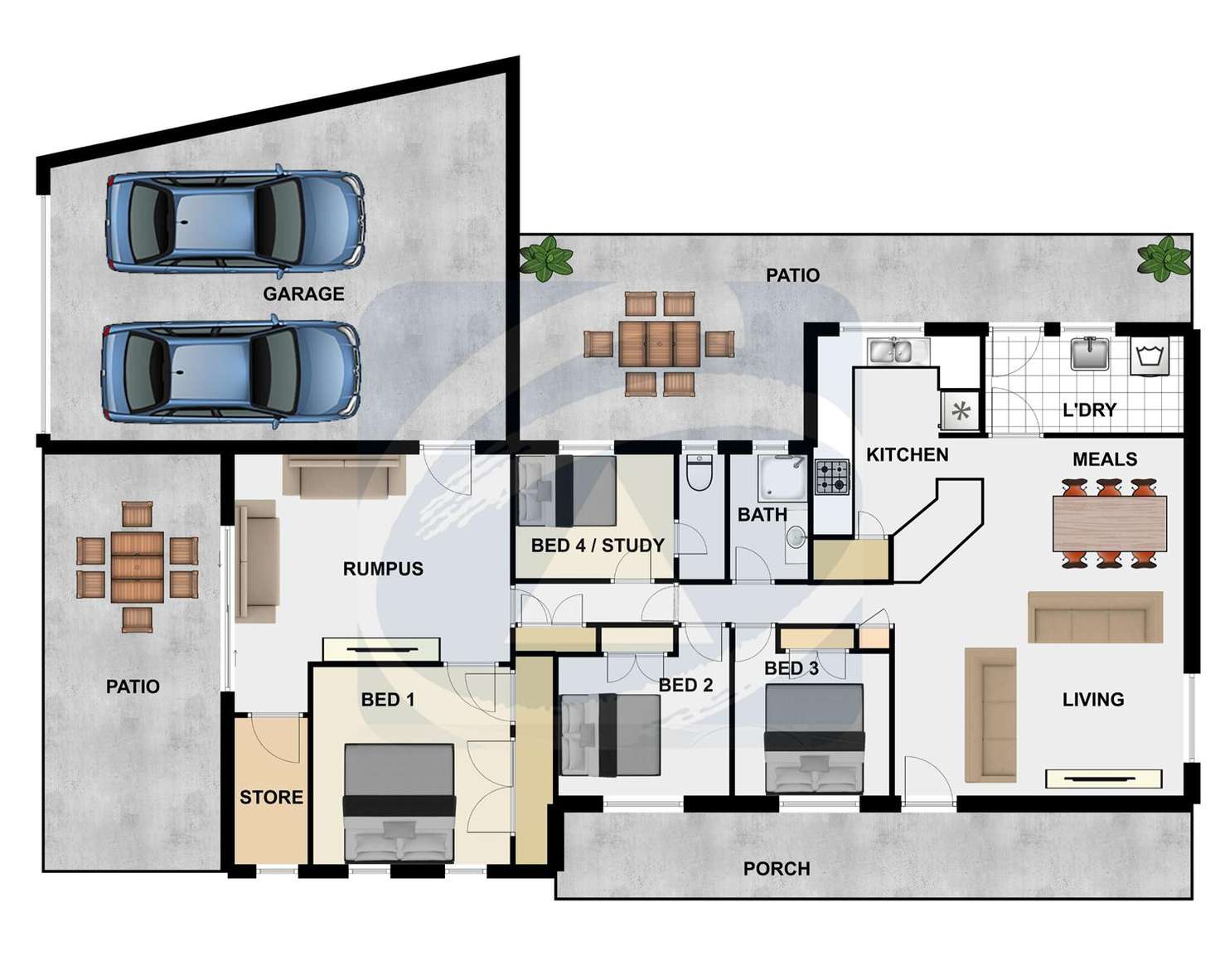 Floorplan of Homely house listing, 2 Bates Street, Springwood QLD 4127