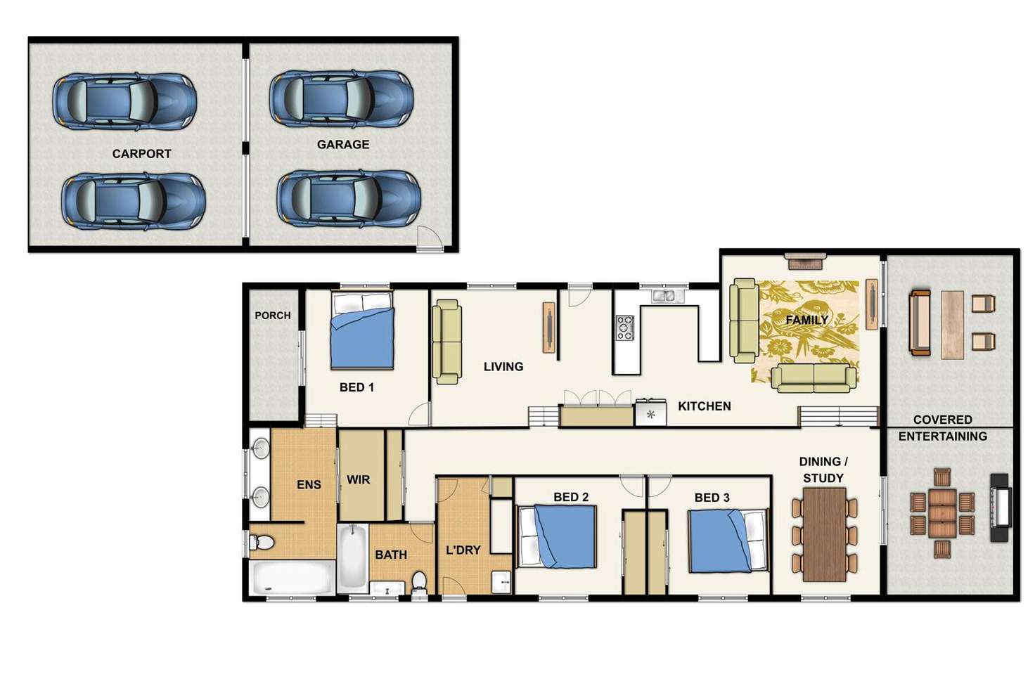 Floorplan of Homely house listing, 18 Jacqueline Avenue, Springwood QLD 4127