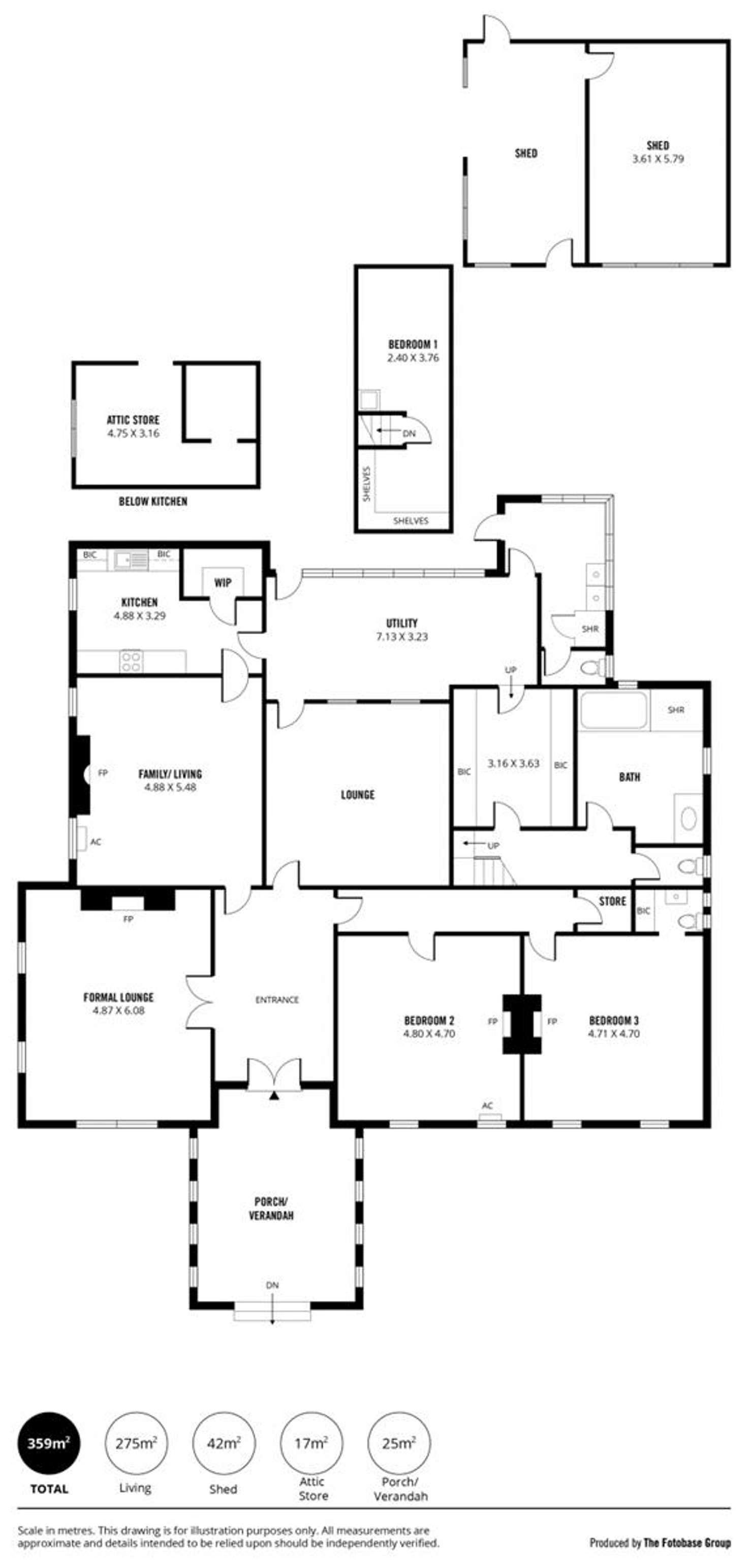 Floorplan of Homely house listing, 1 Romalo Avenue, Magill SA 5072