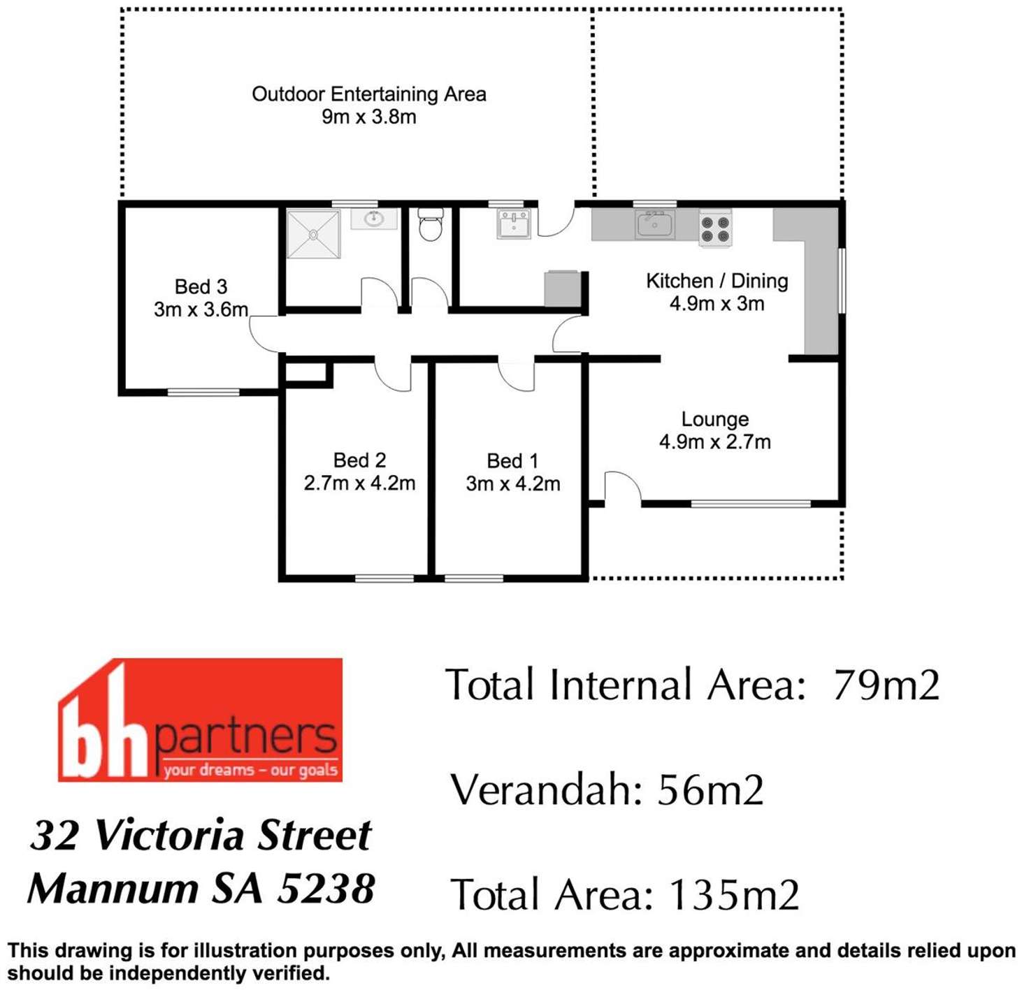 Floorplan of Homely house listing, 32 Victoria Street, Mannum SA 5238