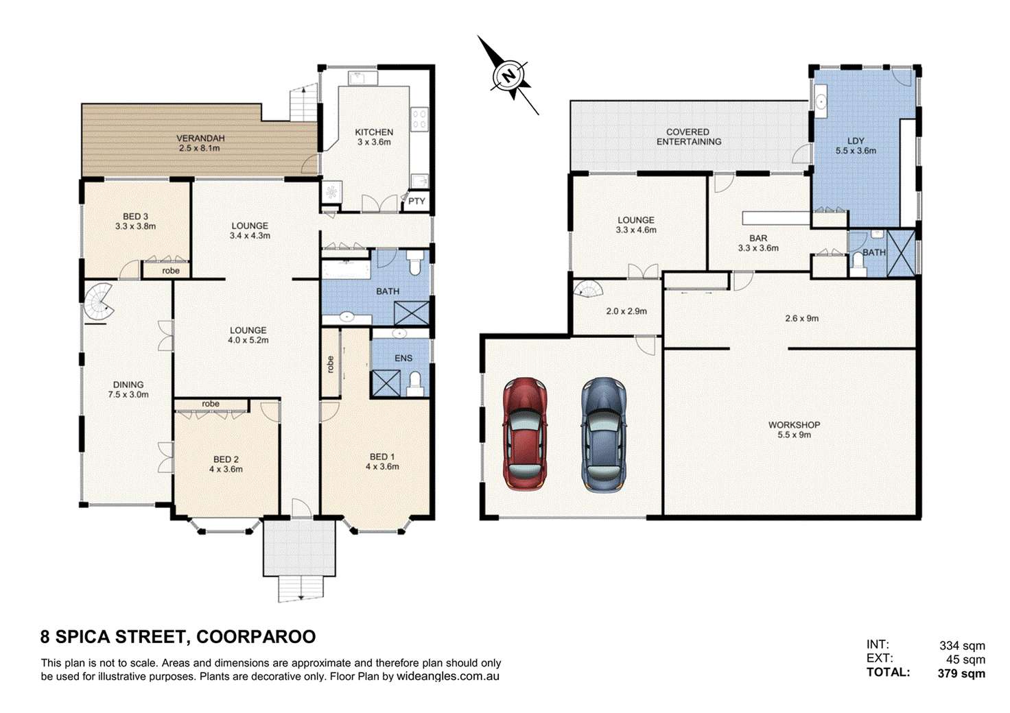 Floorplan of Homely house listing, 8 Spica Street, Coorparoo QLD 4151