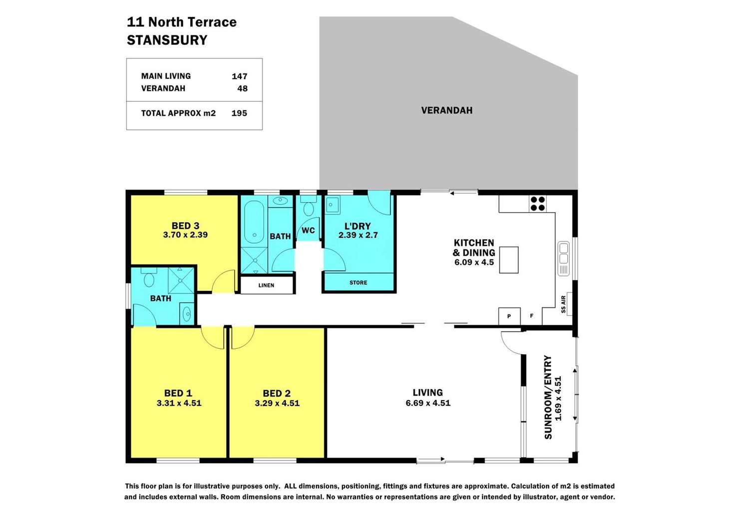 Floorplan of Homely house listing, 11 North Terrace, Stansbury SA 5582