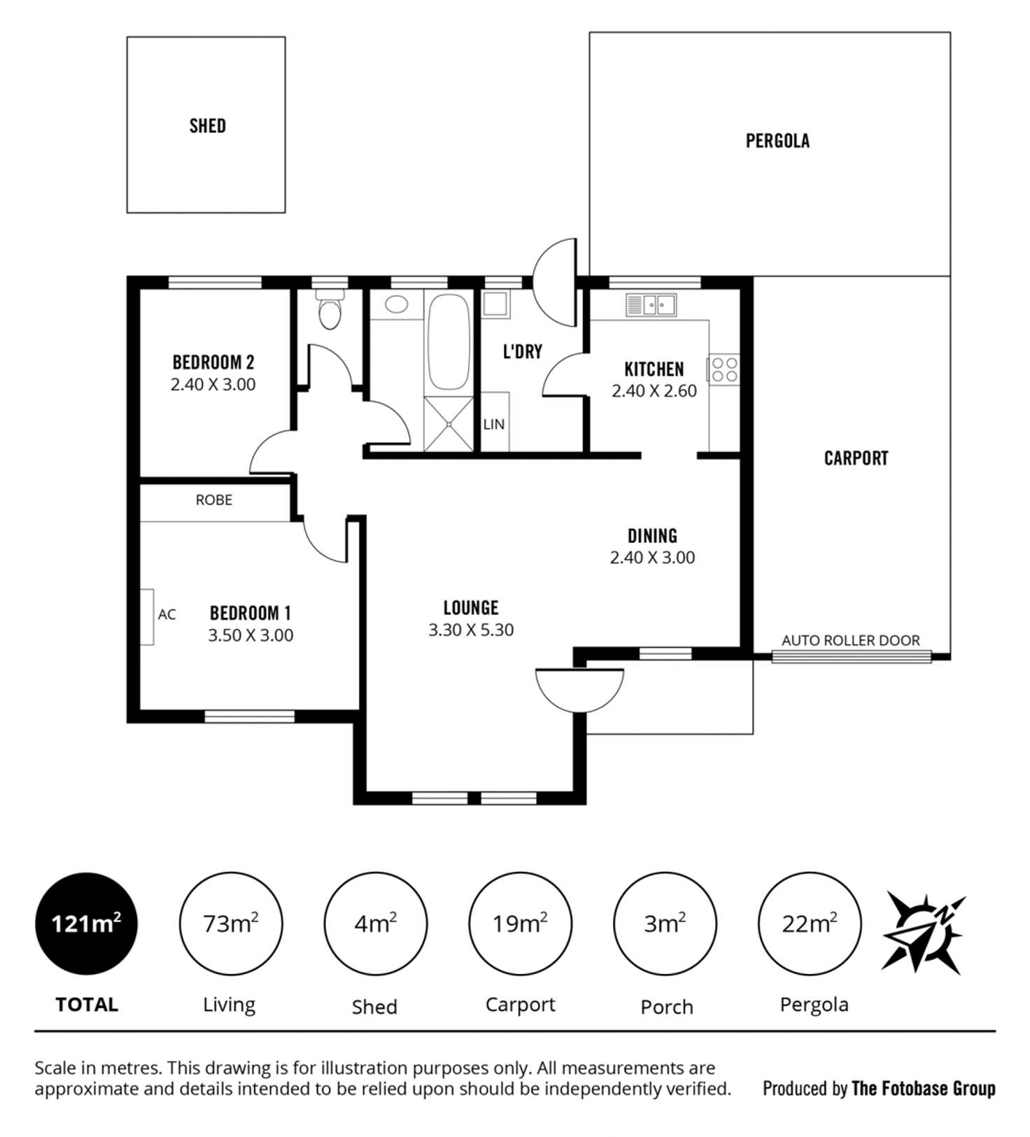 Floorplan of Homely house listing, 3/12 Second Street, Brompton SA 5007