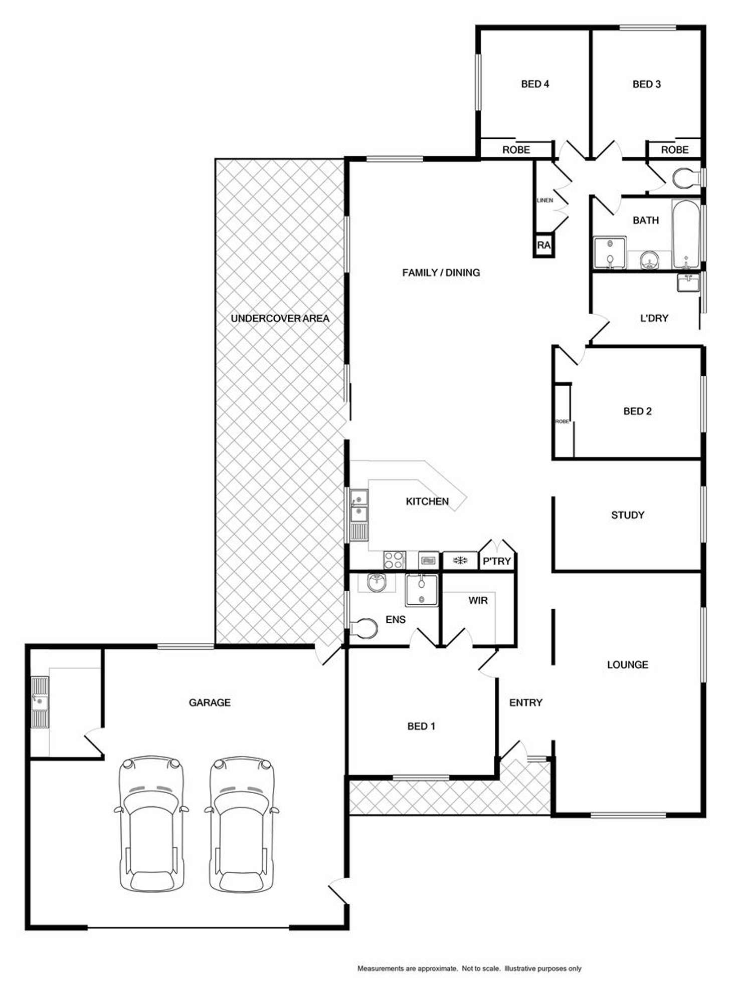 Floorplan of Homely house listing, 15 Avondale Drive, Wodonga VIC 3690