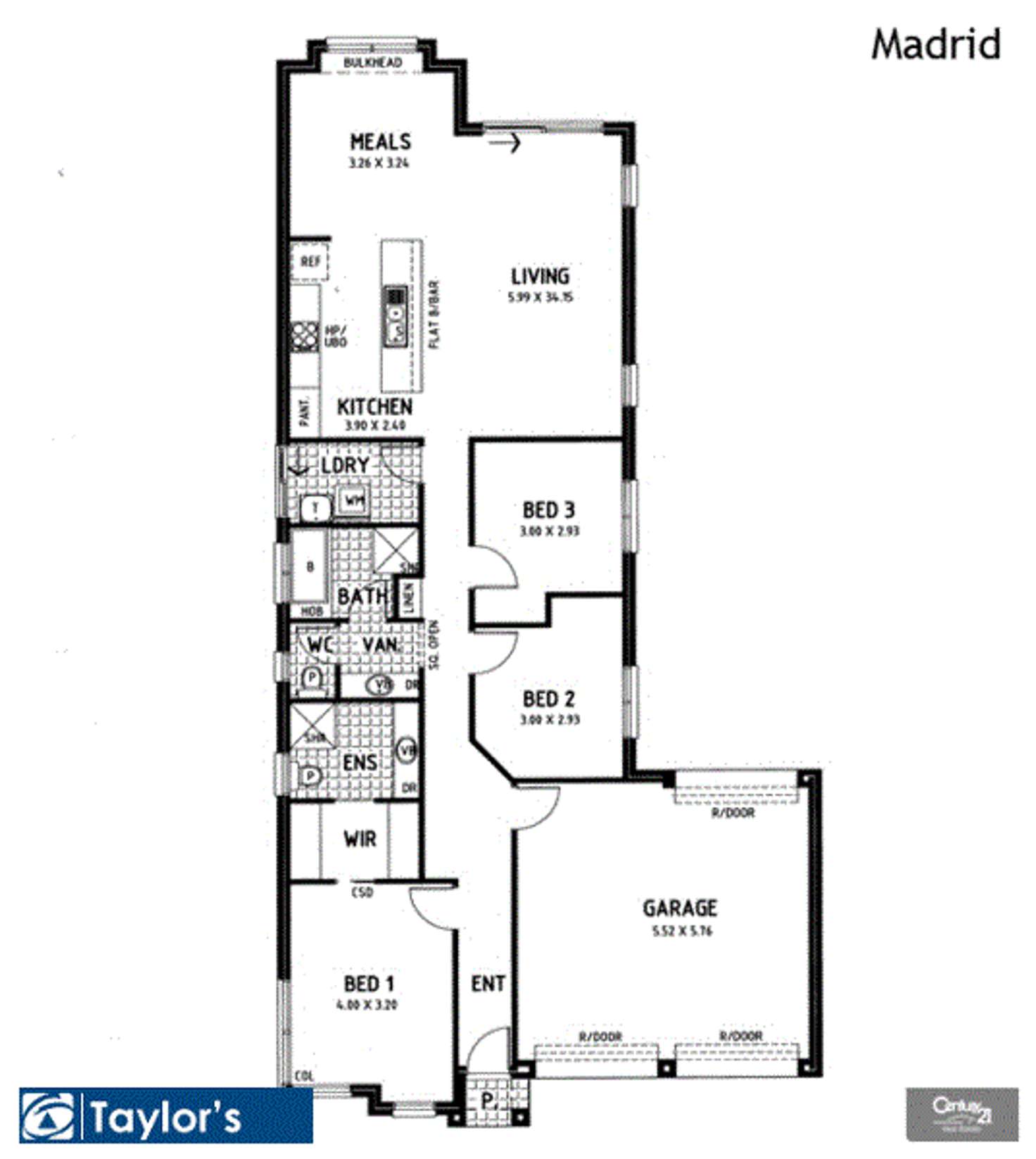 Floorplan of Homely house listing, 2 Kerang Street, Andrews Farm SA 5114