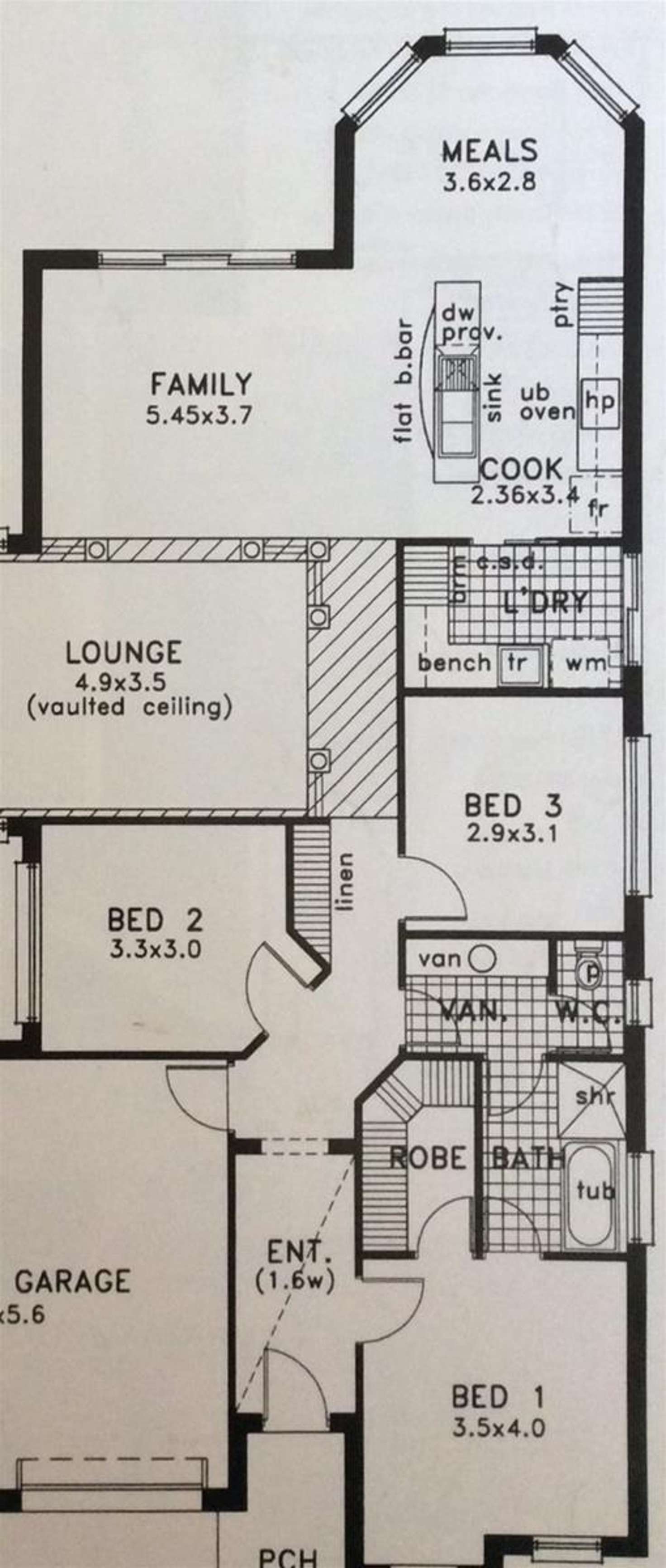 Floorplan of Homely house listing, 23A Roberts Street, Brighton SA 5048