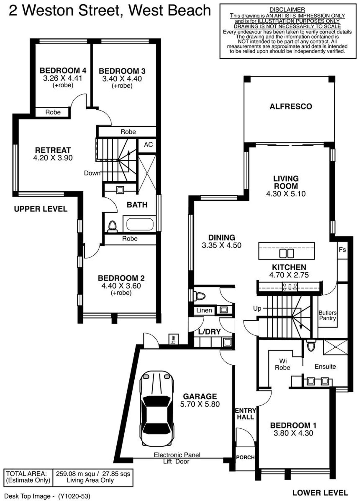 Floorplan of Homely house listing, 2 Weston Street, West Beach SA 5024