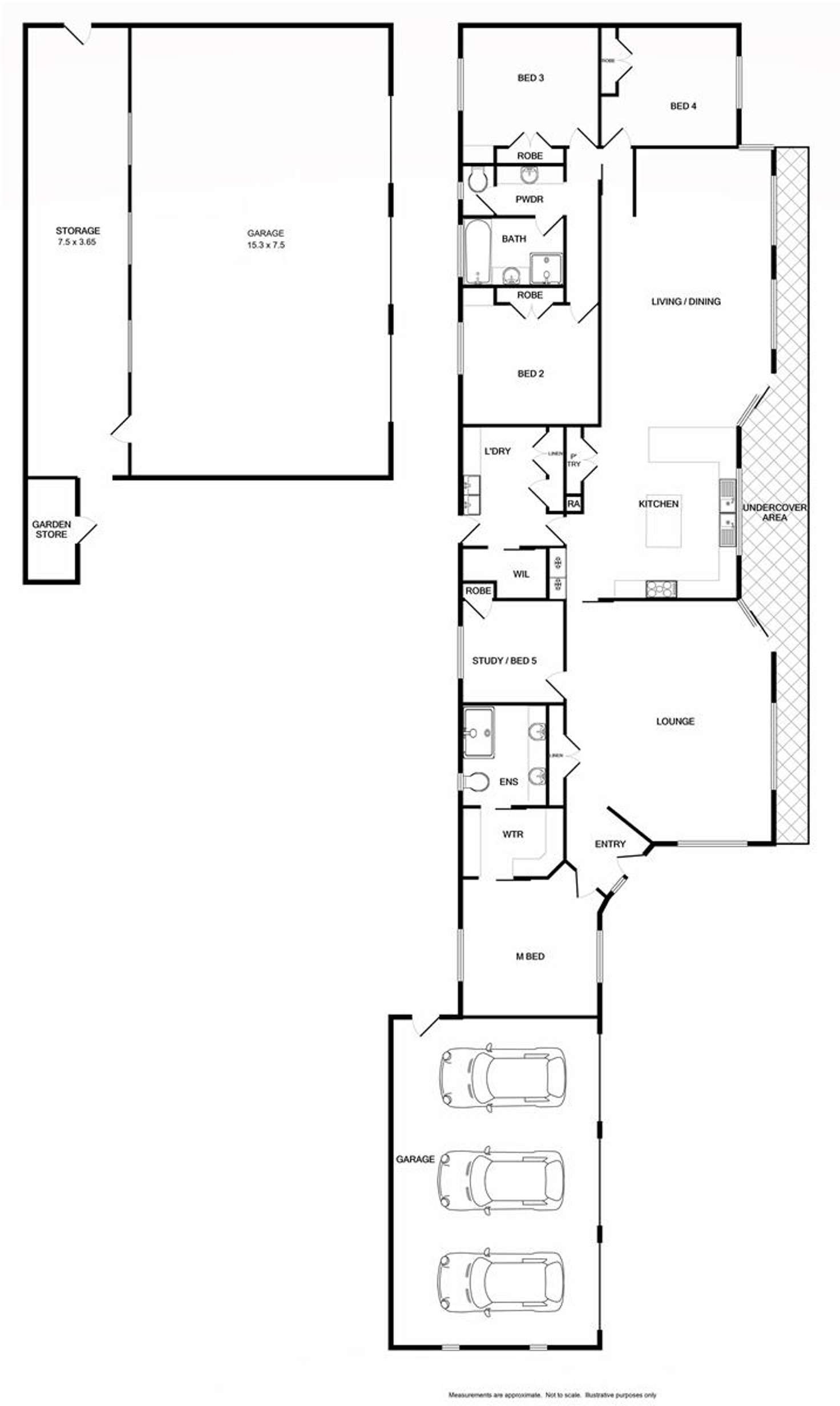 Floorplan of Homely house listing, 41 Memorial Drive, Wodonga VIC 3690