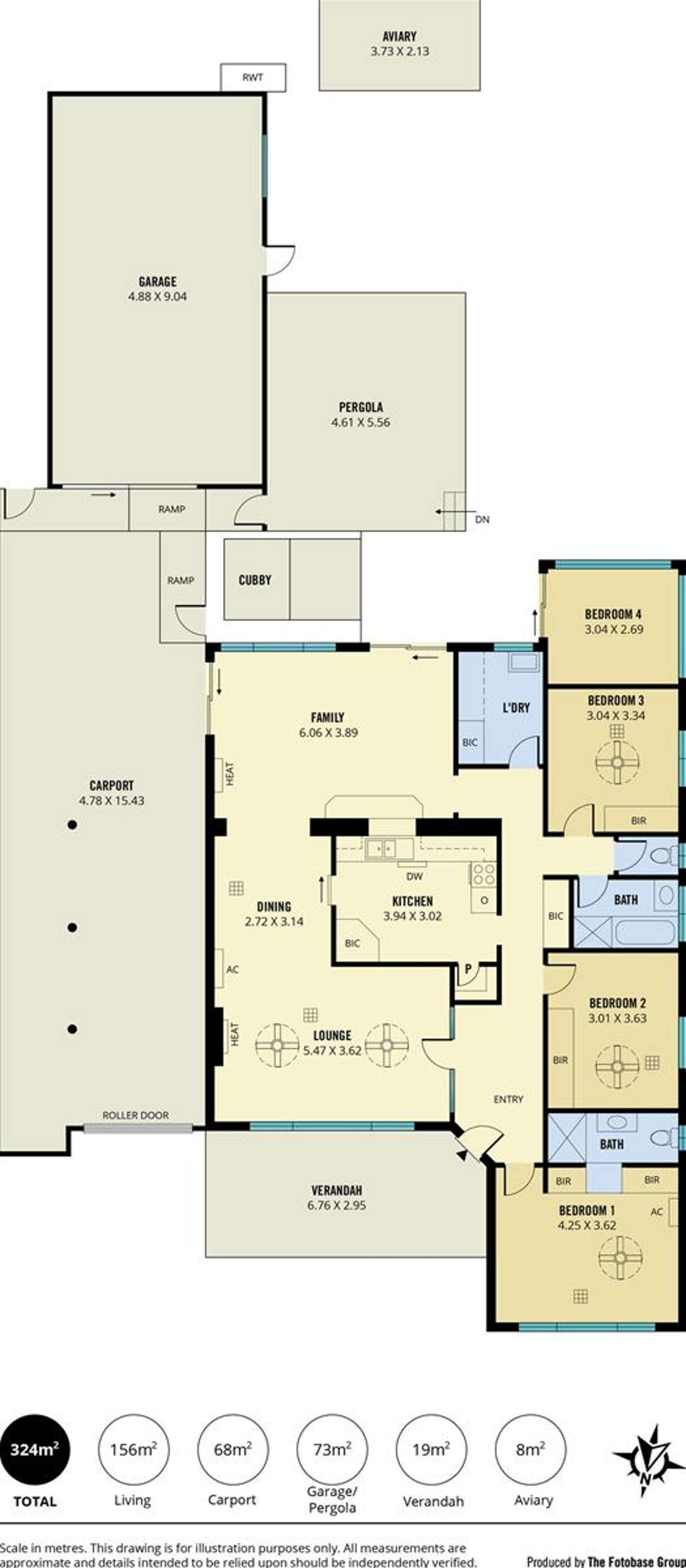 Floorplan of Homely house listing, 83 Eyre Crescent, Valley View SA 5093