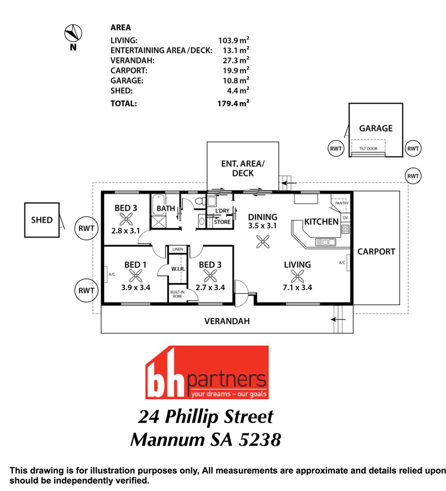 Floorplan of Homely house listing, 24 Philip Street, Mannum SA 5238