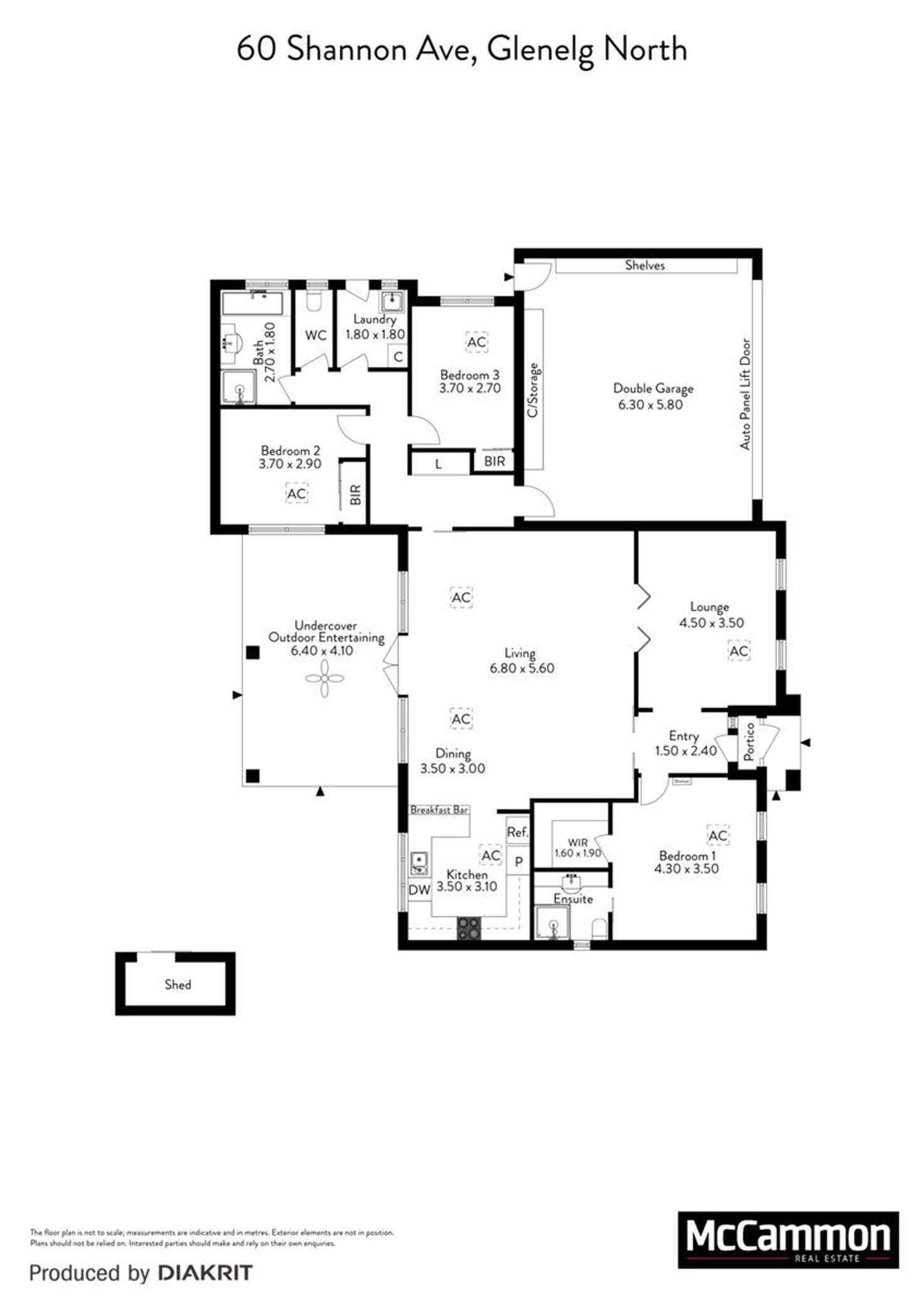 Floorplan of Homely house listing, 60 Shannon Avenue, Glenelg North SA 5045