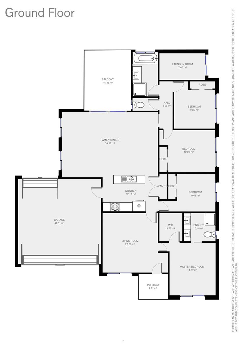 Floorplan of Homely house listing, 3 Partridge Way, Wodonga VIC 3690