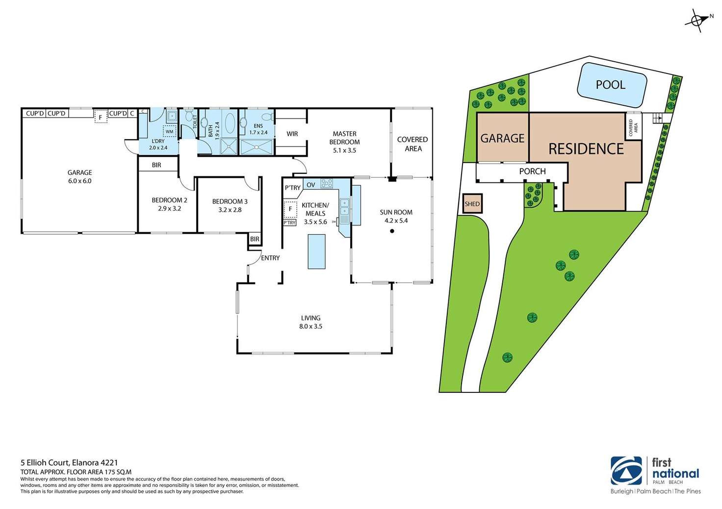 Floorplan of Homely house listing, 5 Ellioh Court, Elanora QLD 4221