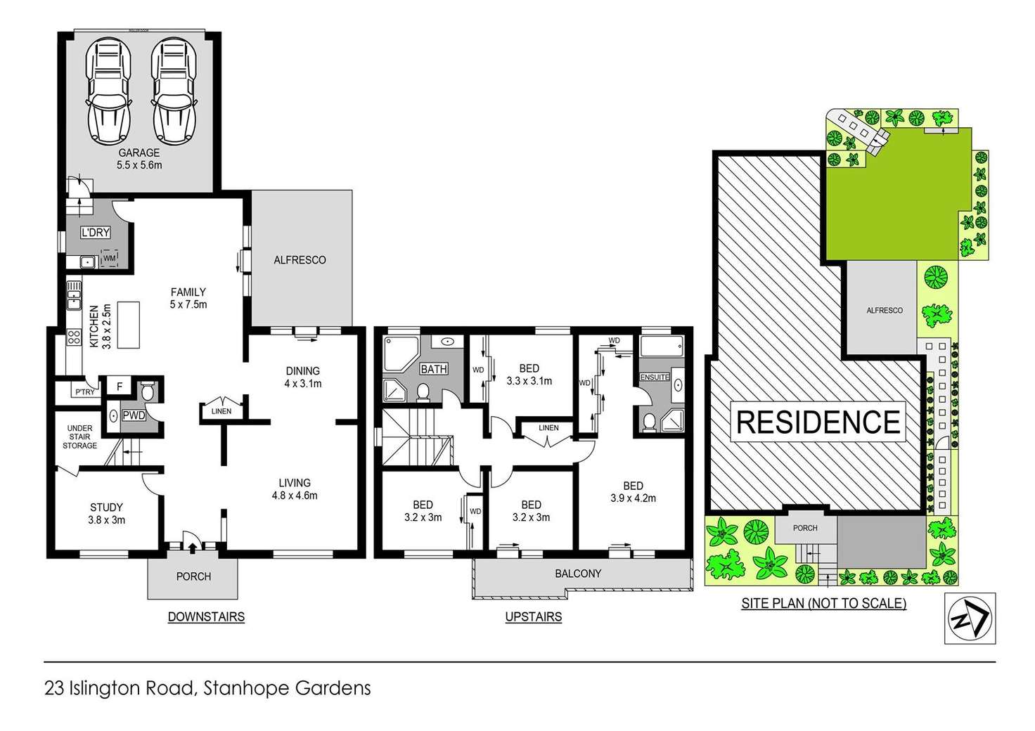 Floorplan of Homely house listing, 23 Islington Road, Stanhope Gardens NSW 2768
