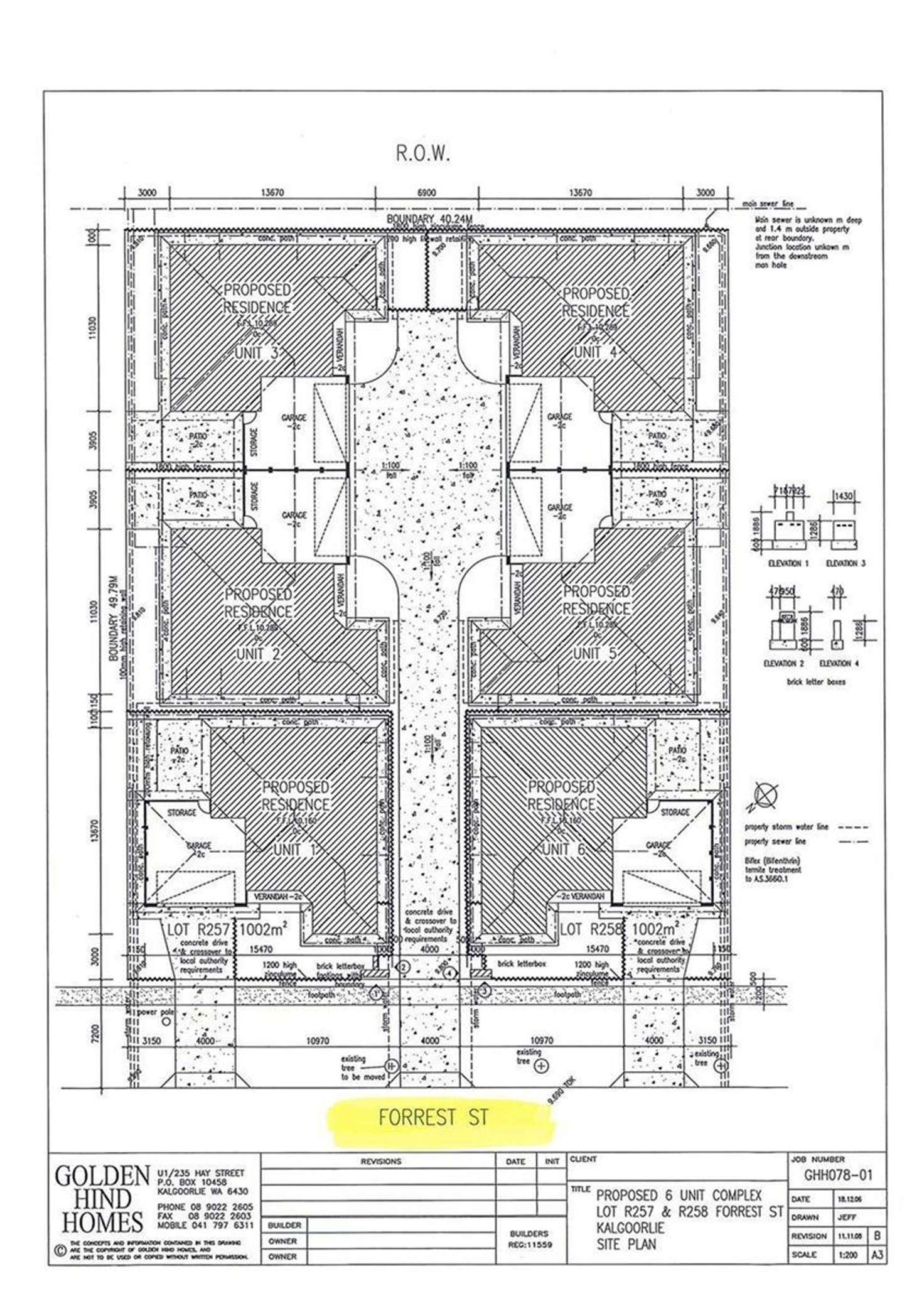Floorplan of Homely unit listing, 4/189 Forrest  Street, Kalgoorlie WA 6430