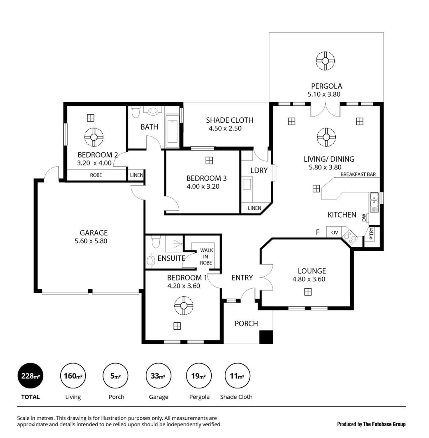 Floorplan of Homely house listing, 1 Palmer Avenue, Myrtle Bank SA 5064